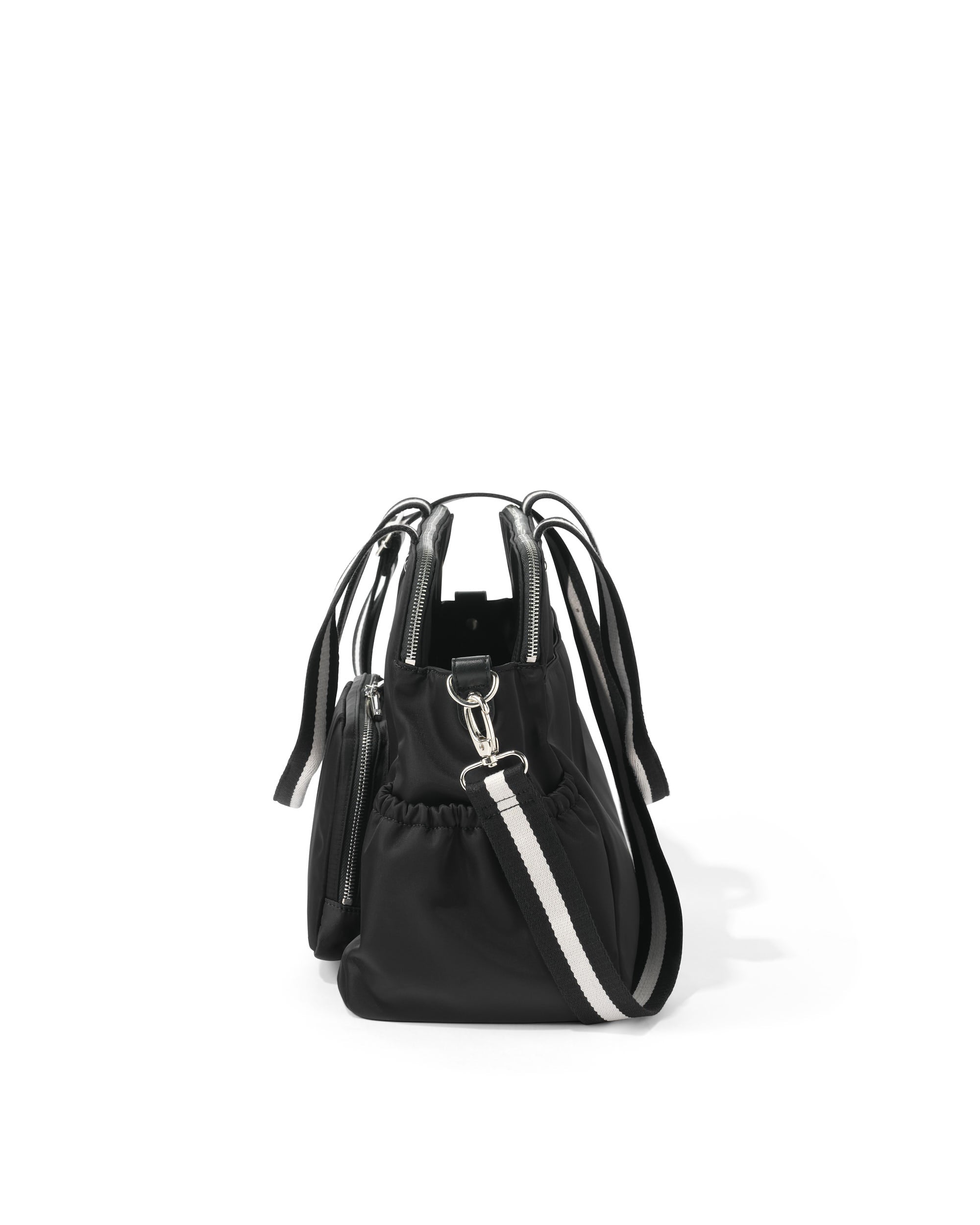 OiOi Nylon Triple Tote Black