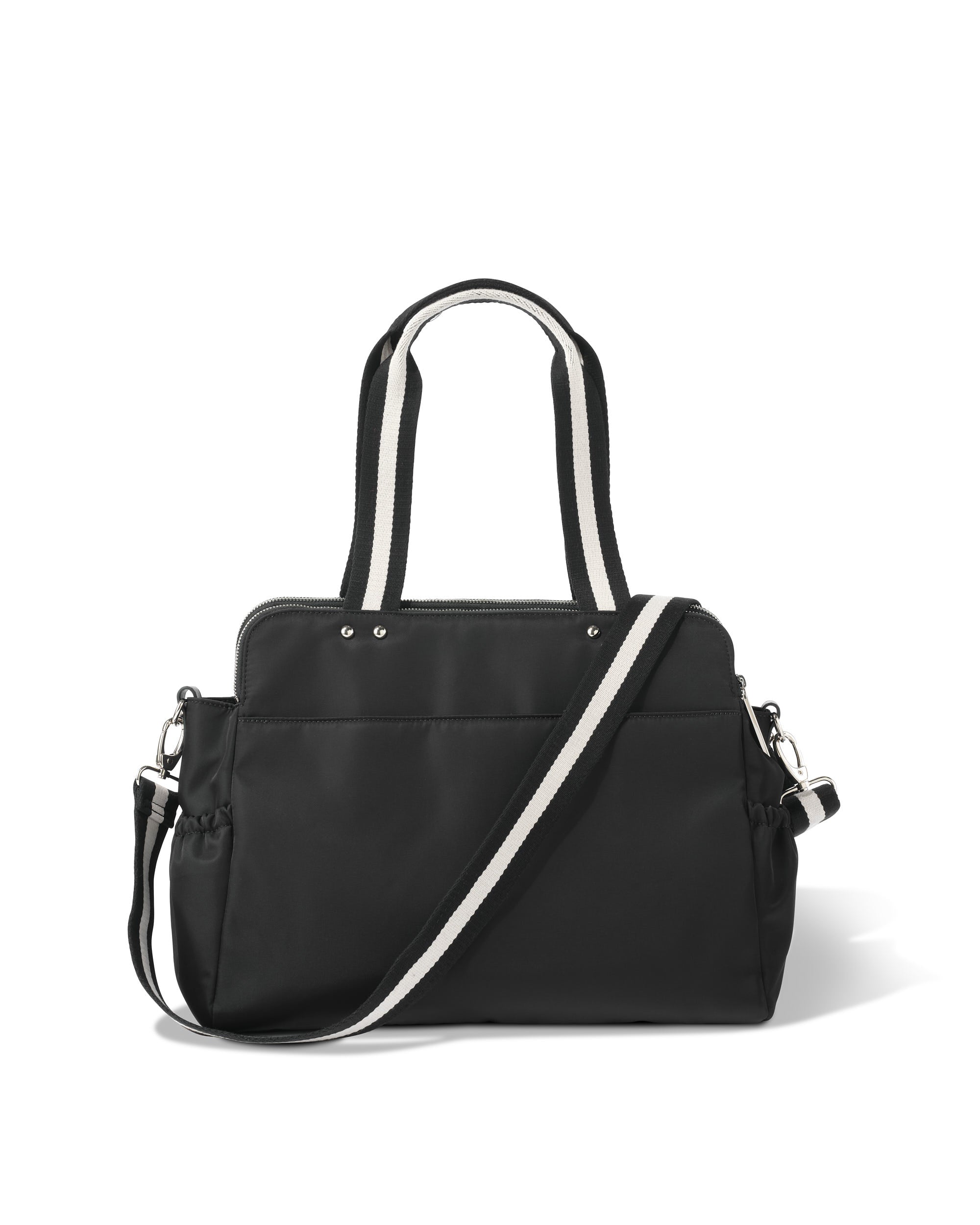 OiOi Nylon Triple Tote Black