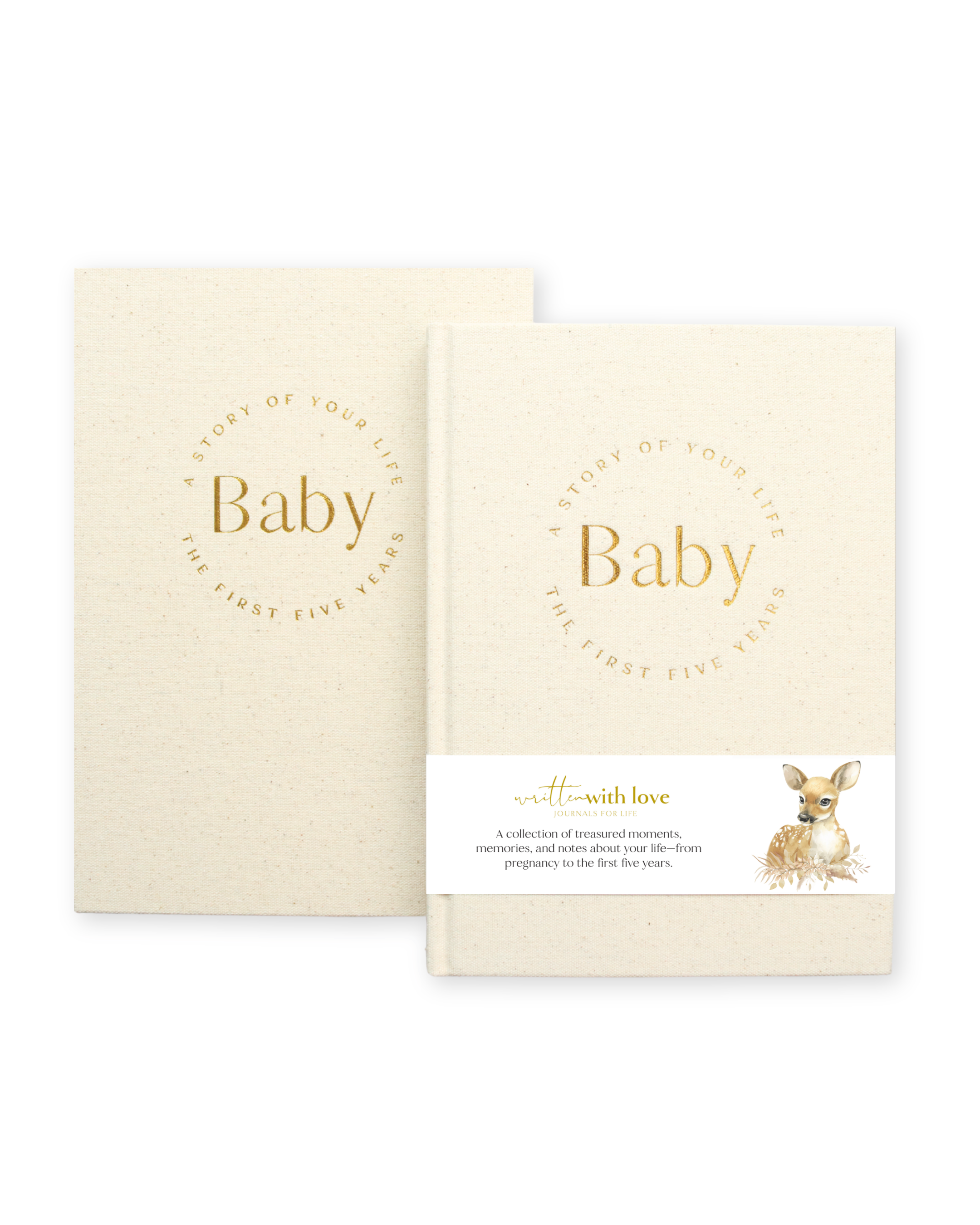 Written with Love Baby Memory Book with Keepsake Box - Pregnancy to 5yrs