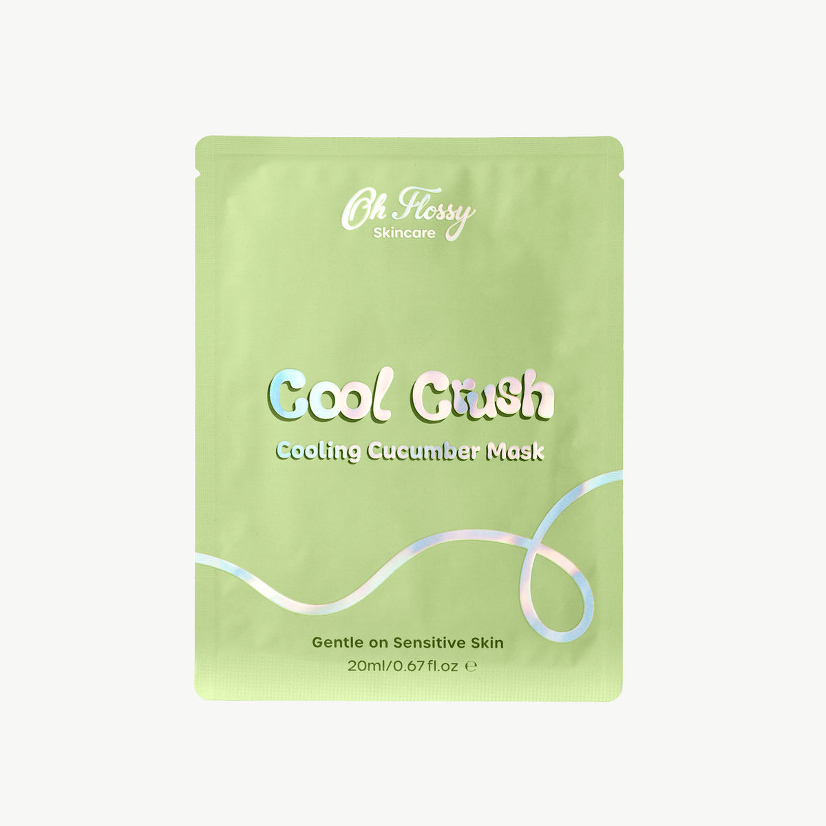 Oh Flossy Skincare Cool Crush Cooling Cucumber Mask