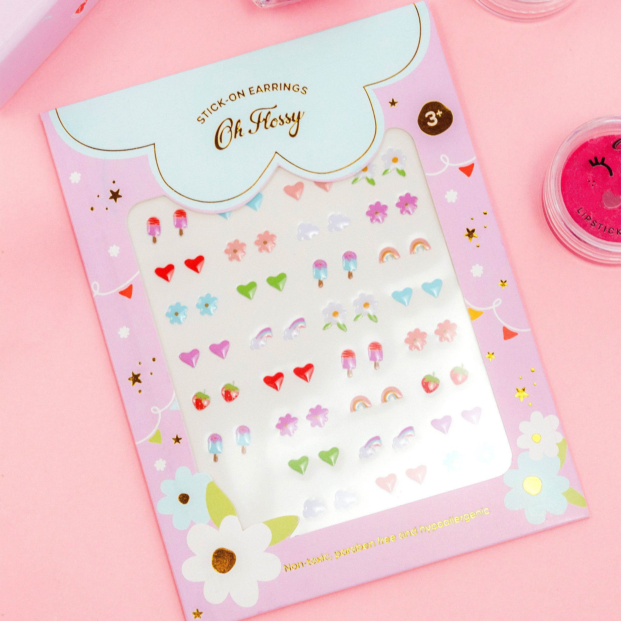 Oh Flossy Kids Stick-on Earrings