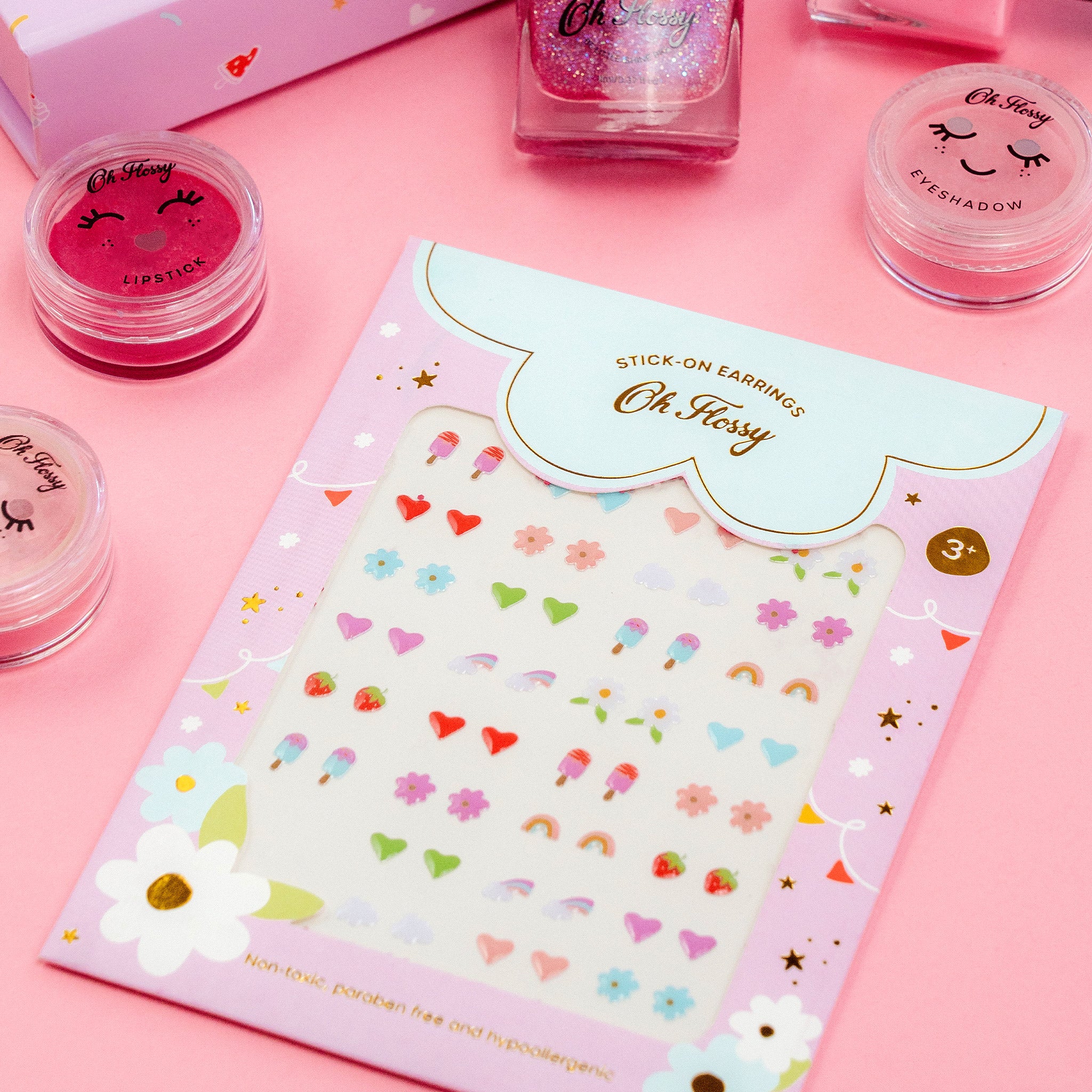 Oh Flossy Kids Stick-on Earrings