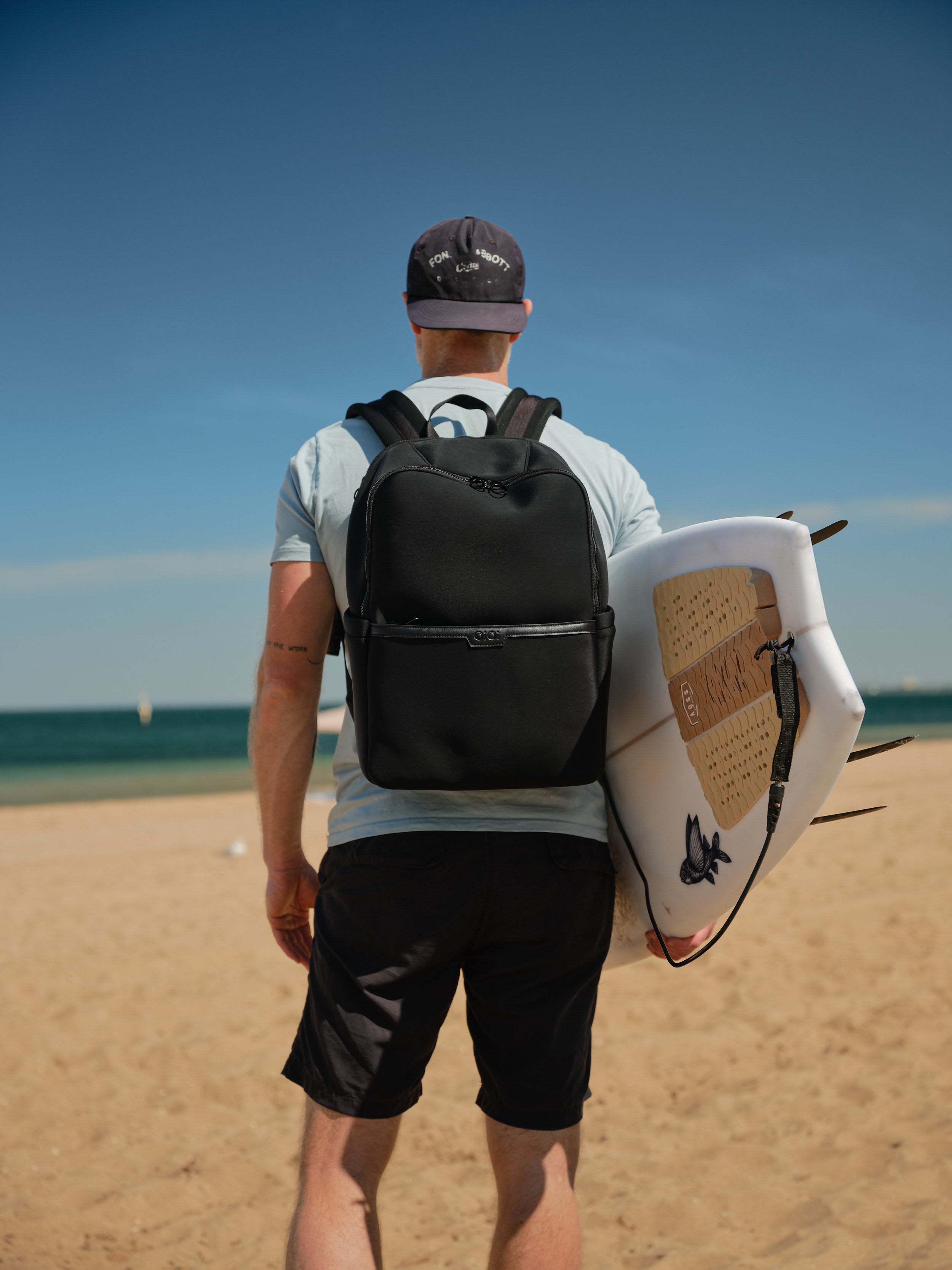 Oioi Multitasker Nappy Backpack Black Neoprene