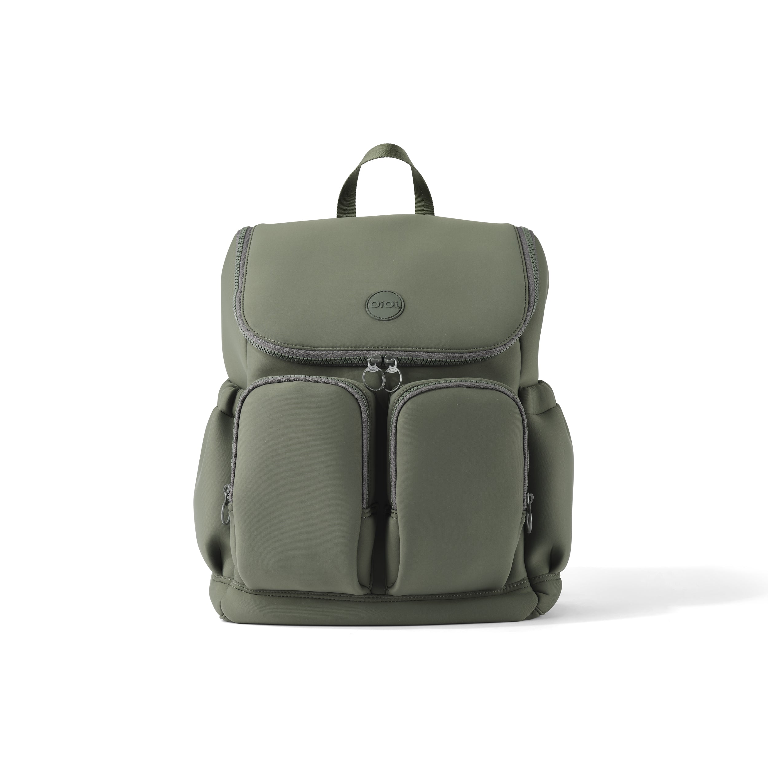 Oioi Sage Neoprene Signature Backpack Nappy Bag