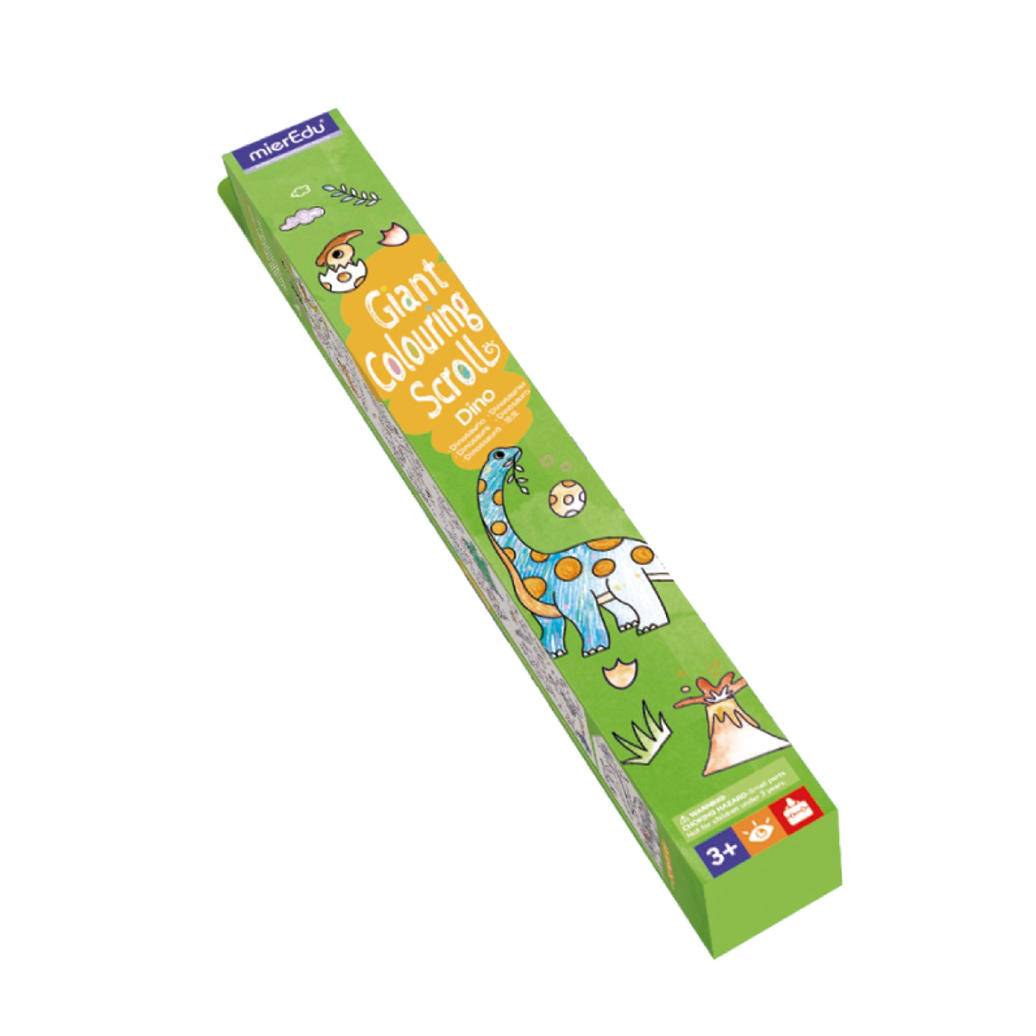mierEdu Giant Colouring Scroll Dino