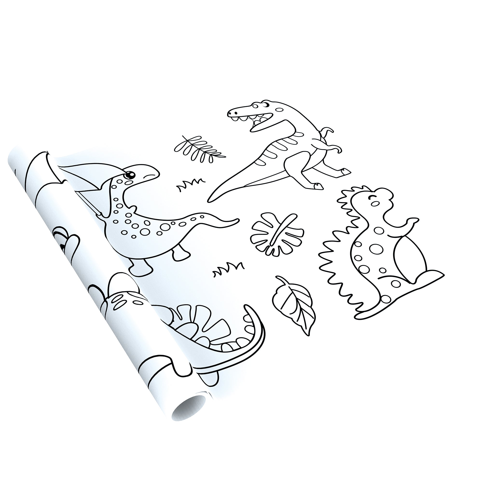 mierEdu Giant Colouring Scroll Dino