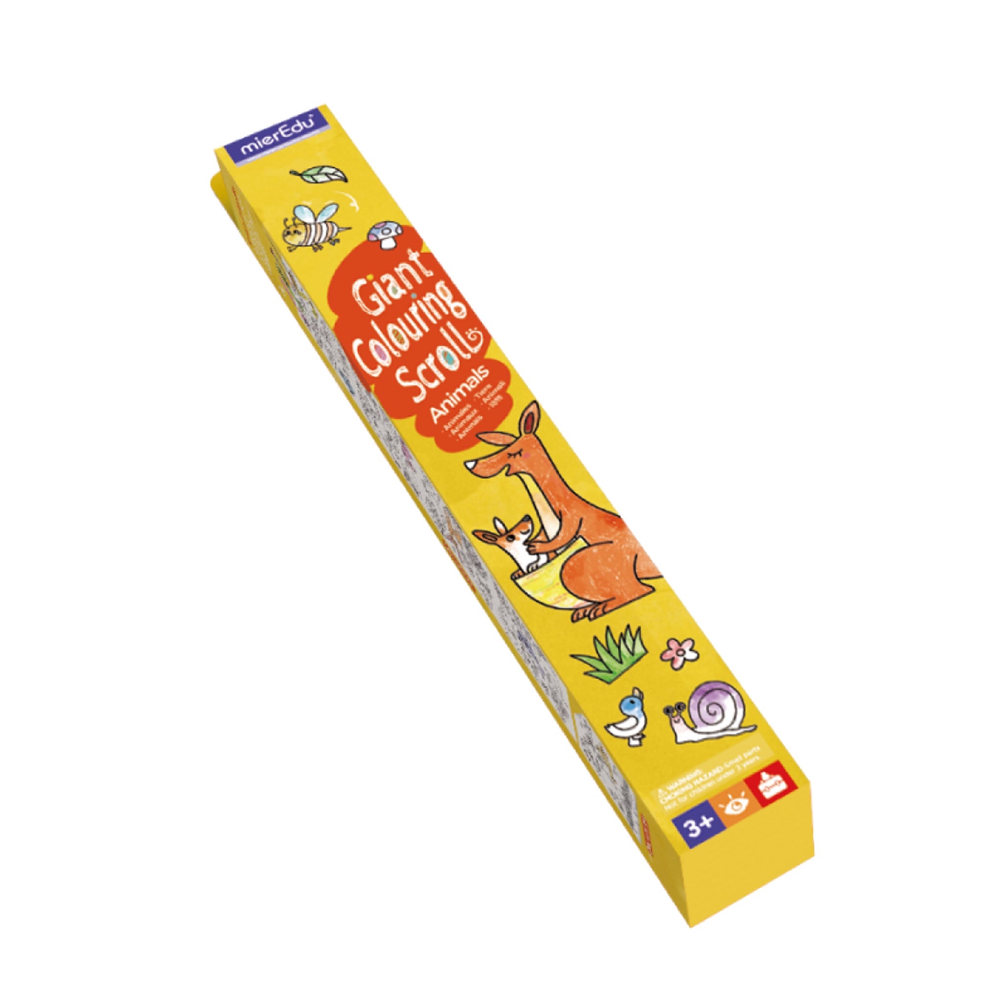 mierEdu Giant Colouring Scroll Animals
