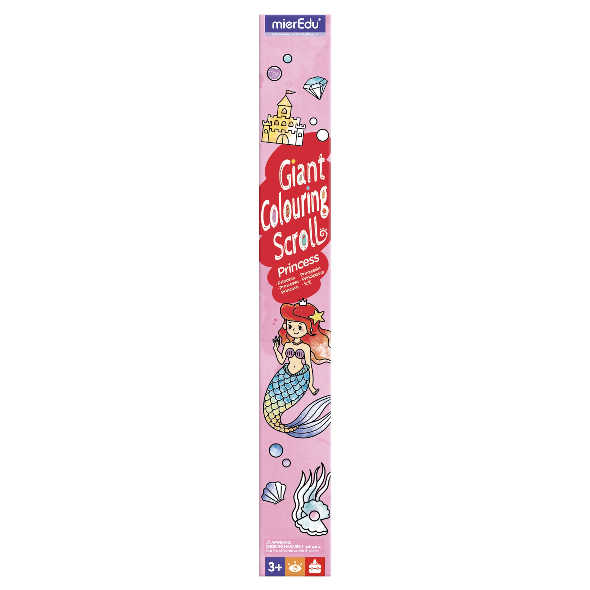 mierEdu Giant Colouring Scroll Princess