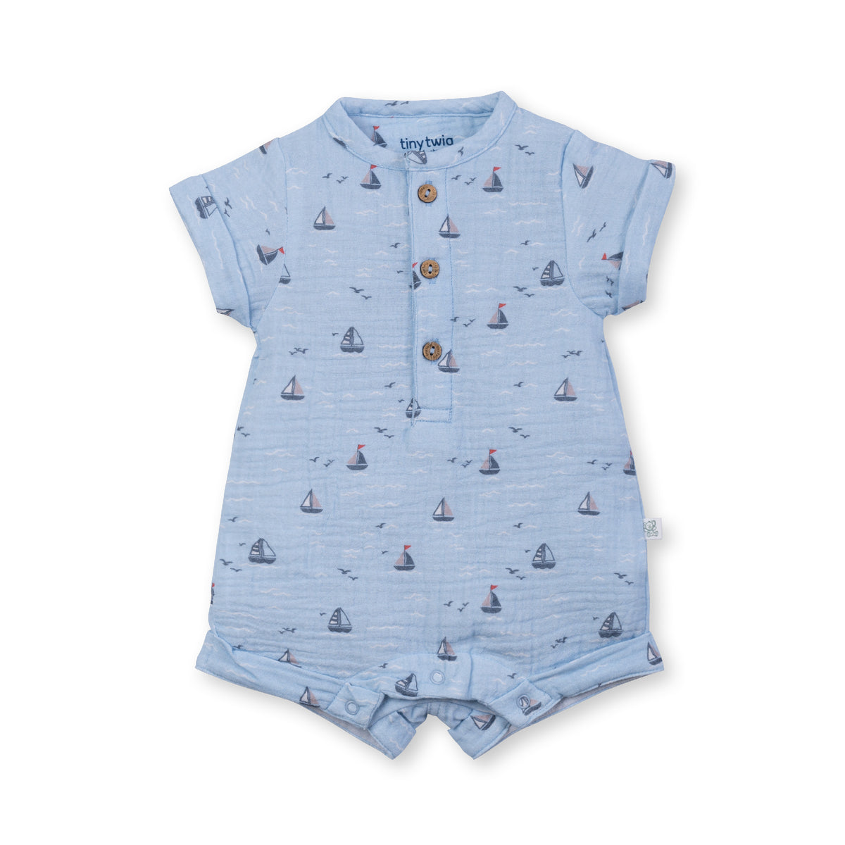 Tiny Twig Playsuit Sail Boat
