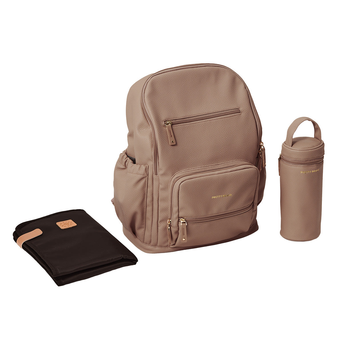 Pretty Brave Chloe Backpack Natural Pebbled