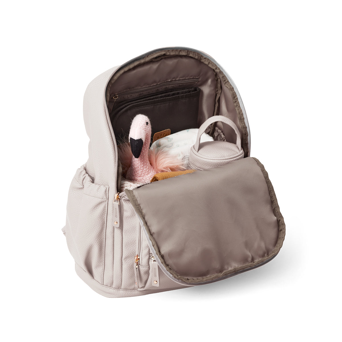 Pretty Brave Chloe Backpack Stone Pebbled