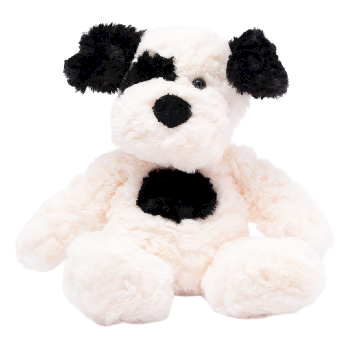 Petite Vous Harry The Black & Cream Dog Plush