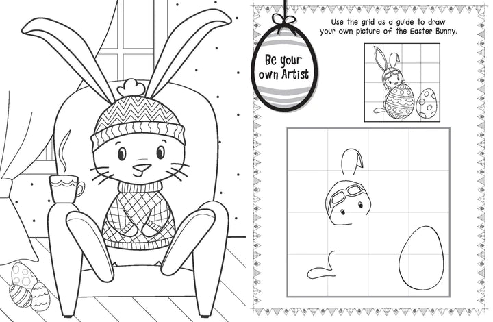 The Easter Bunny Comes To Australia - Deluxe Colouring Book