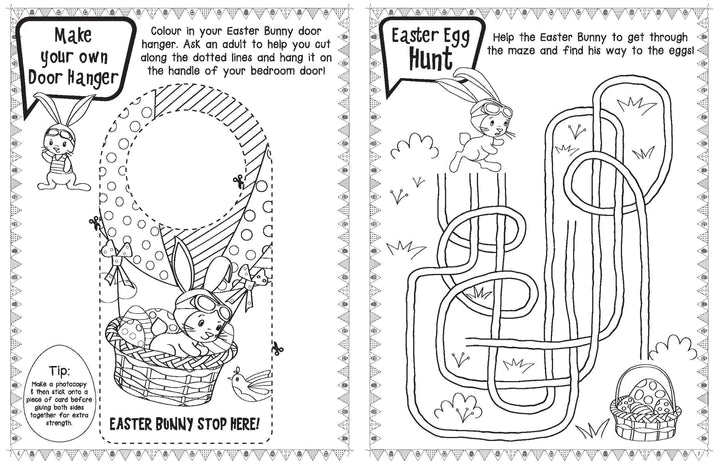 The Easter Bunny Comes To Australia - Deluxe Colouring Book