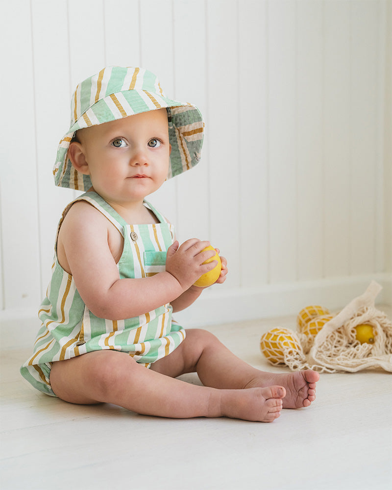 Fox and Finch Surfs Up Stripe Sunhat