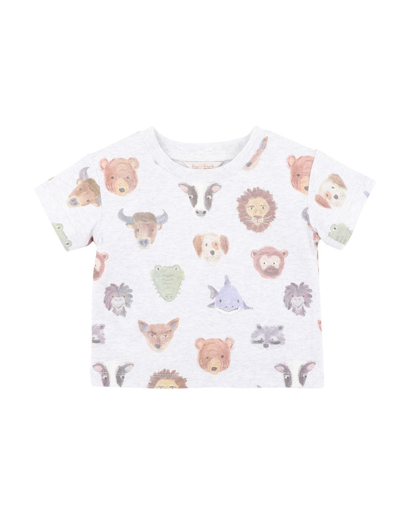 Fox & Finch Wildlings Print Tee