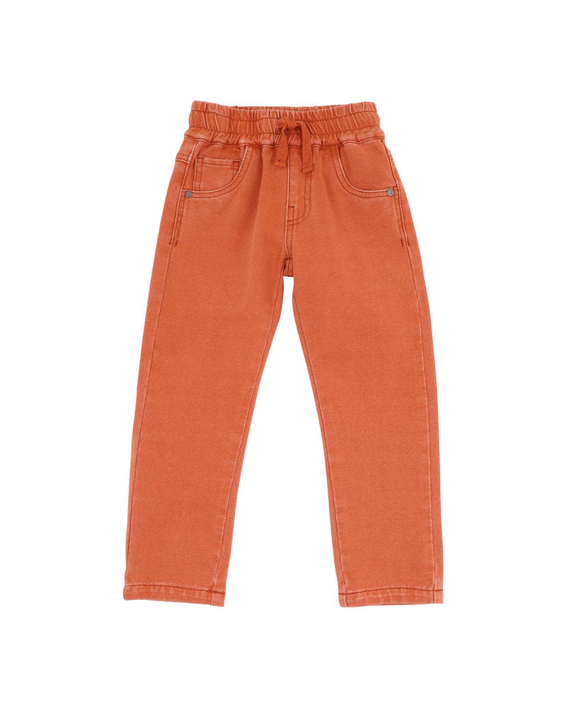 Fox & Finch Cool Dogs Pull On Knit Denim Jeans