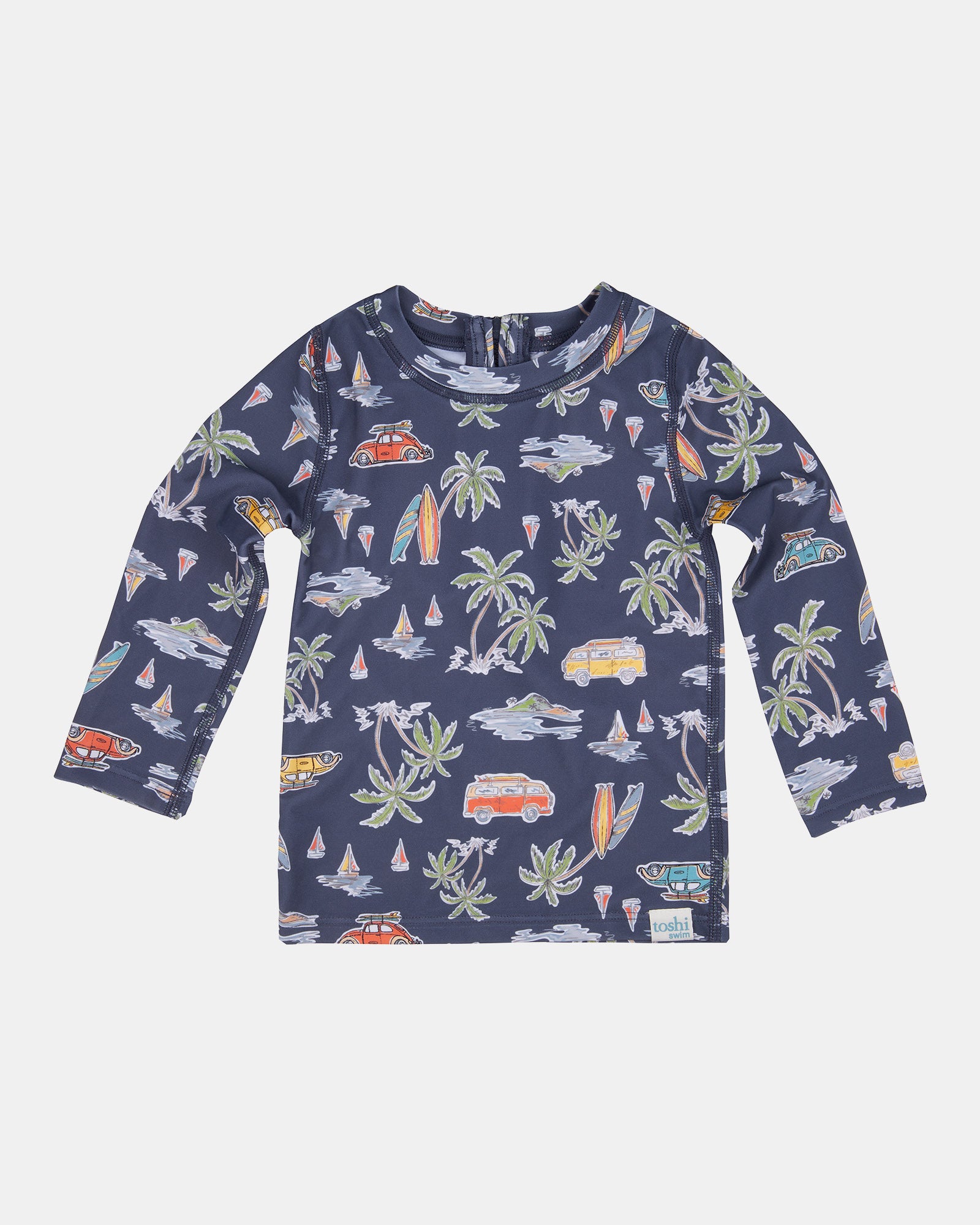 Toshi Swim Baby Rashie Long Sleeve Classic - Surf Twilight