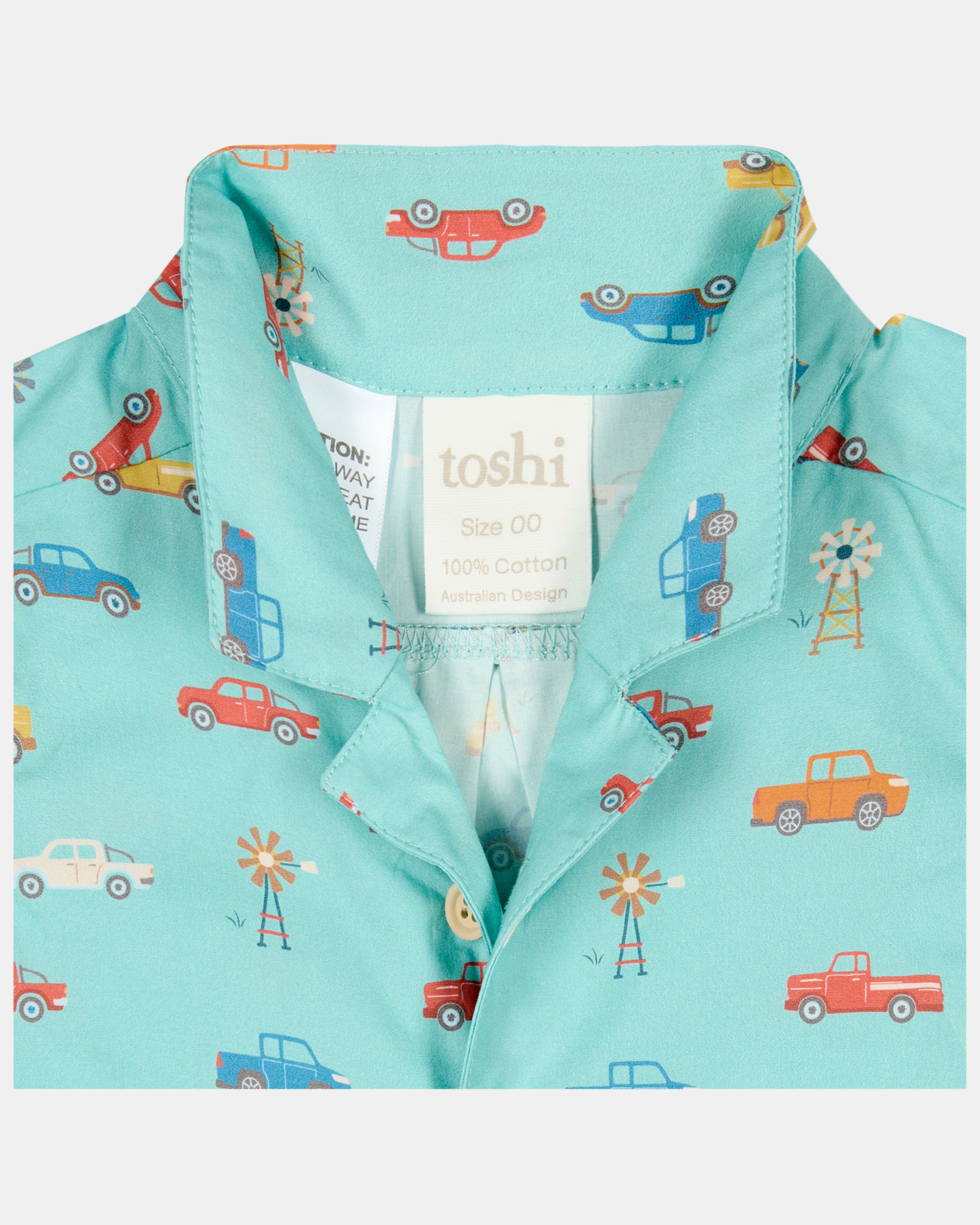 Toshi Shirt Banjo - Utes Teal