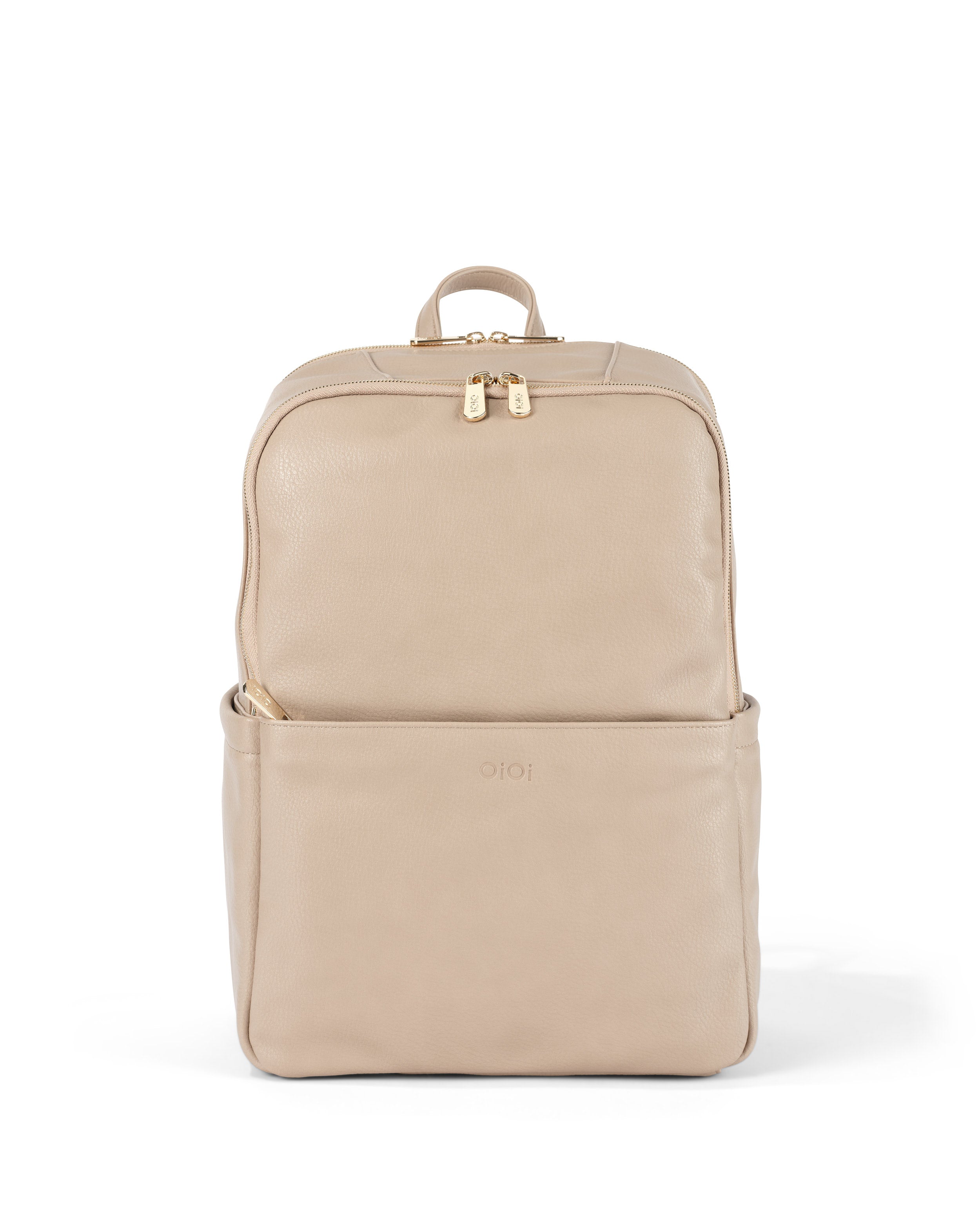 Oioi Multitasker Nappy Backpack Oat Vegan Leather
