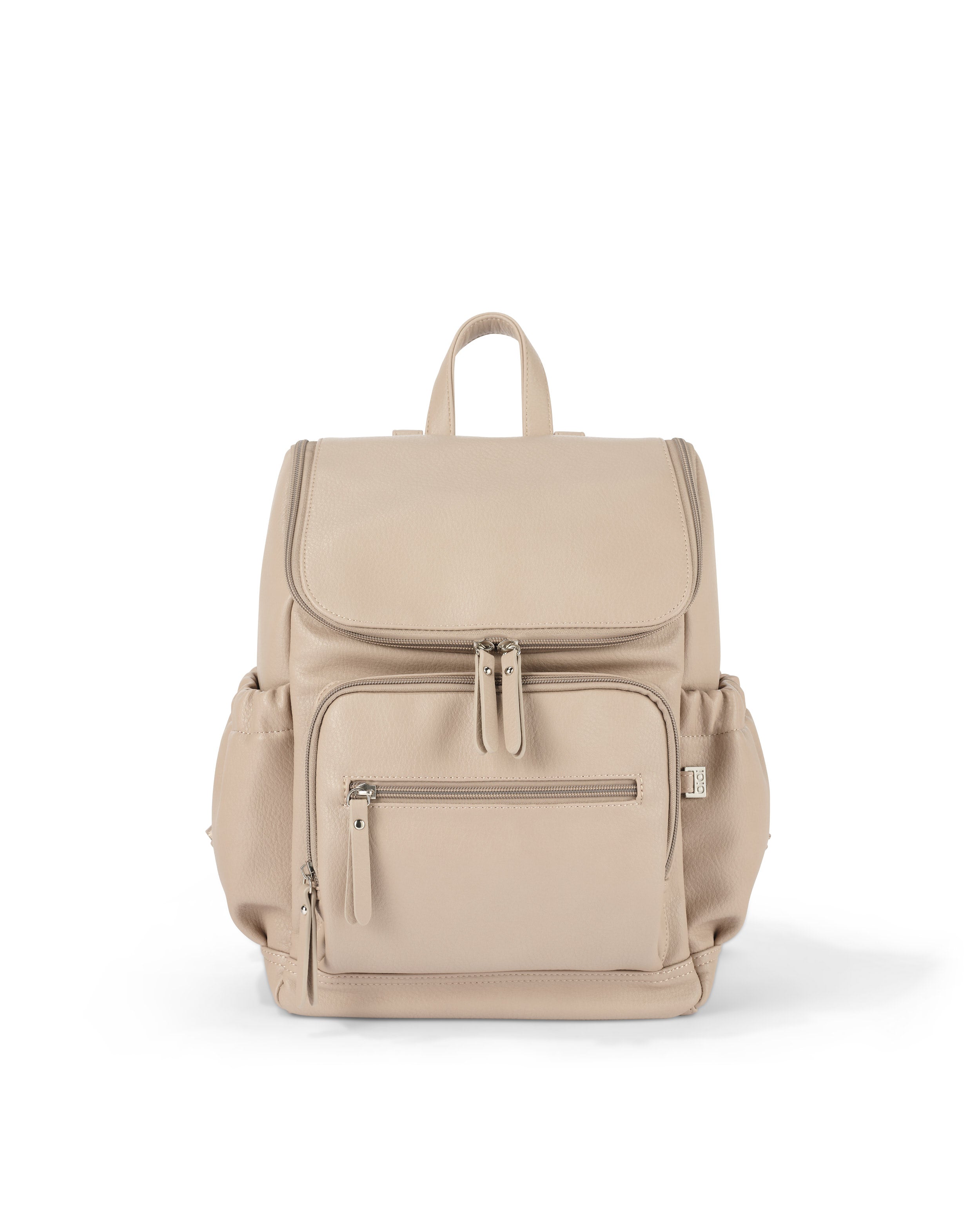 Oioi Signature Mini Backpack - Oat Vegan Leather