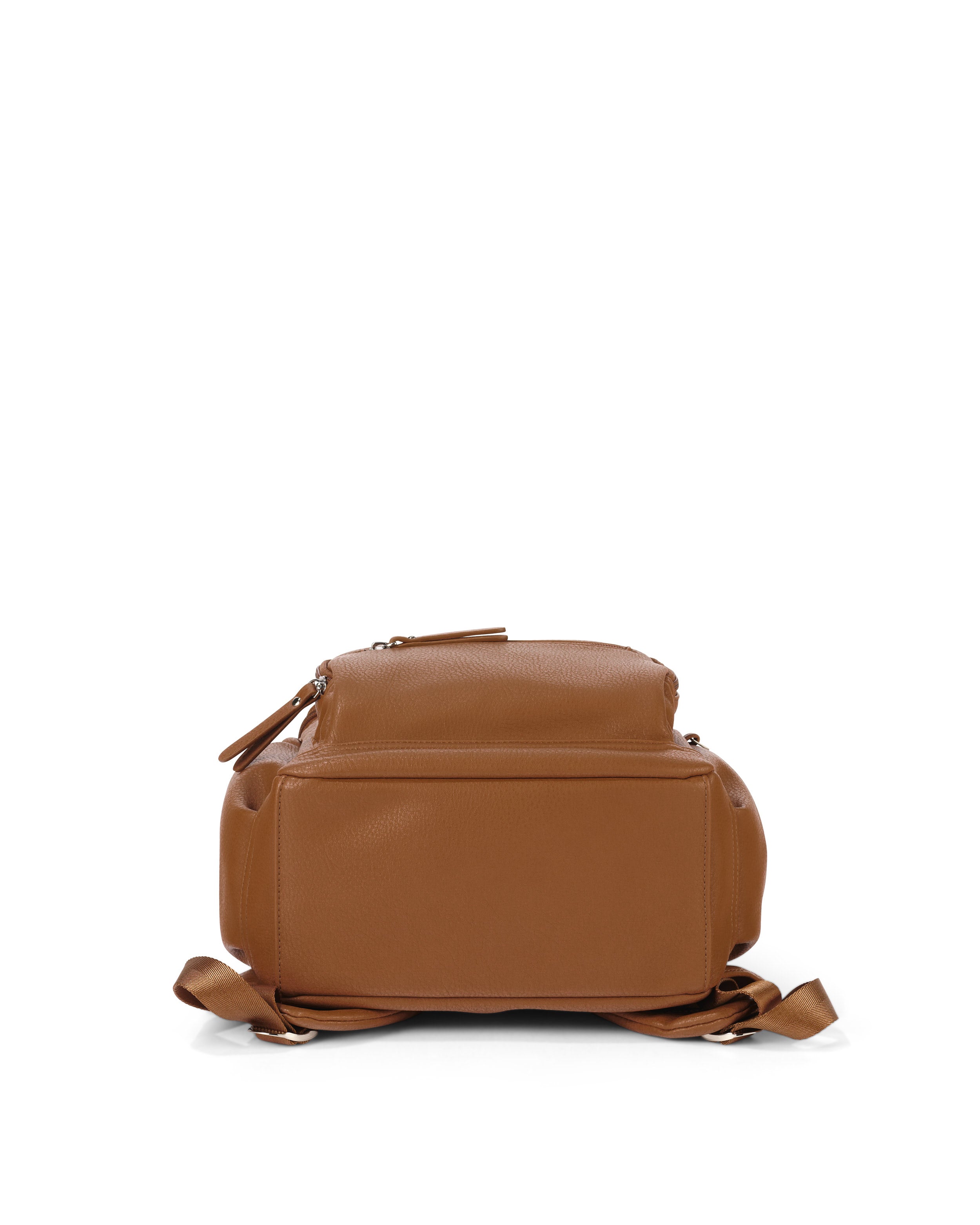 Oioi Signature Mini Backpack - Chestnut Vegan Leather