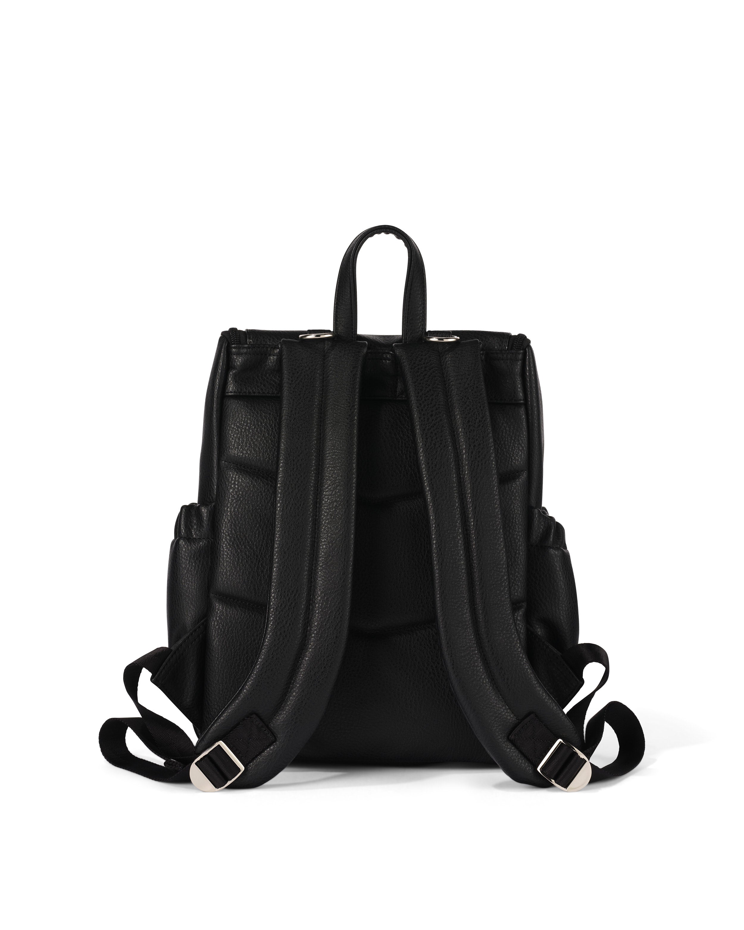 Oioi Signature Mini Backpack - Black Vegan Leather