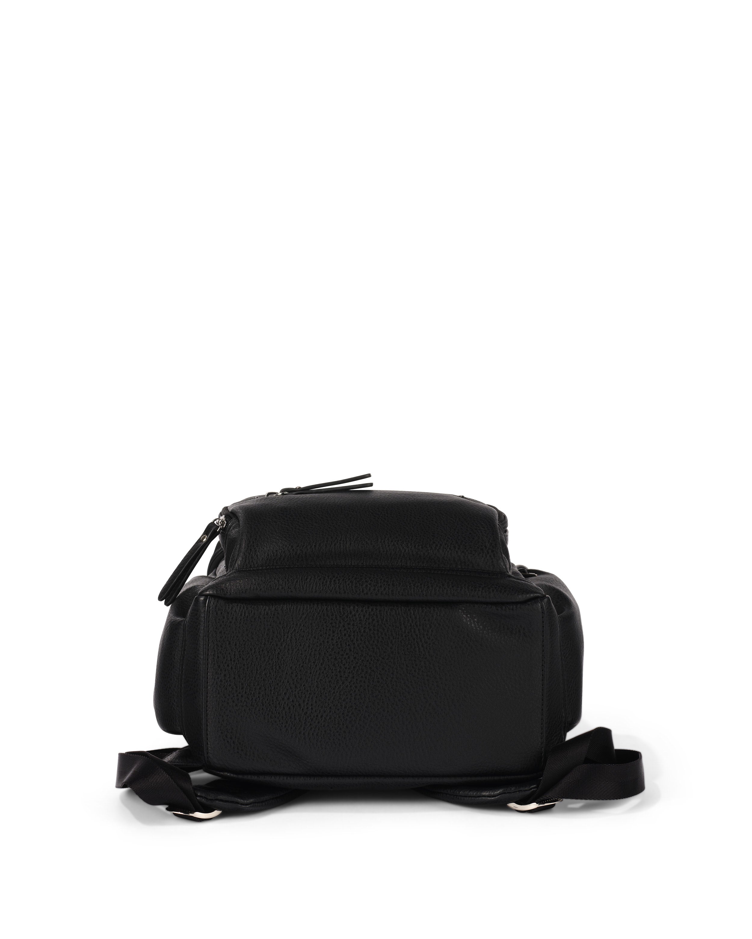 Oioi Signature Mini Backpack - Black Vegan Leather