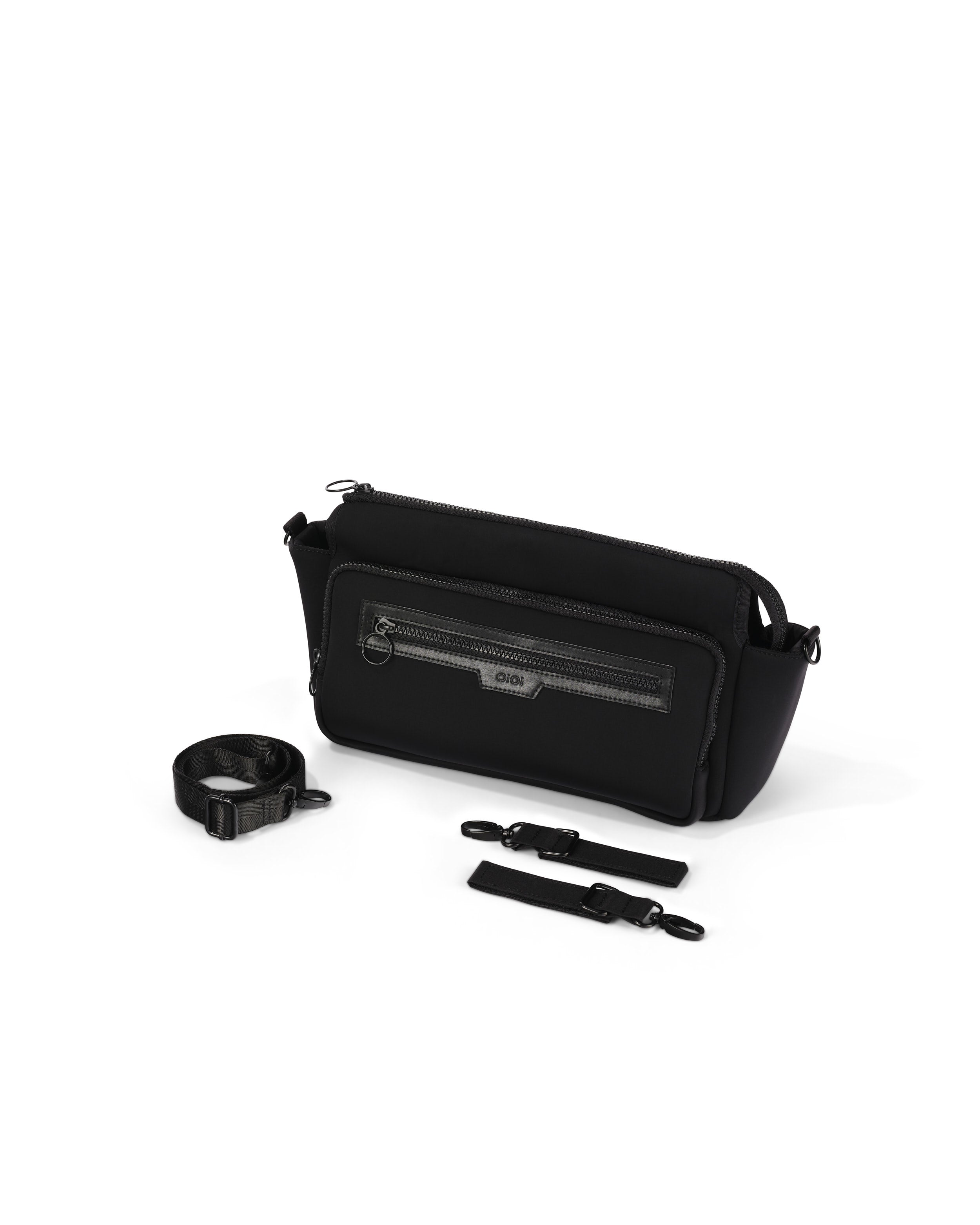 Oioi Multitasker Pram Caddy - Black Neoprene