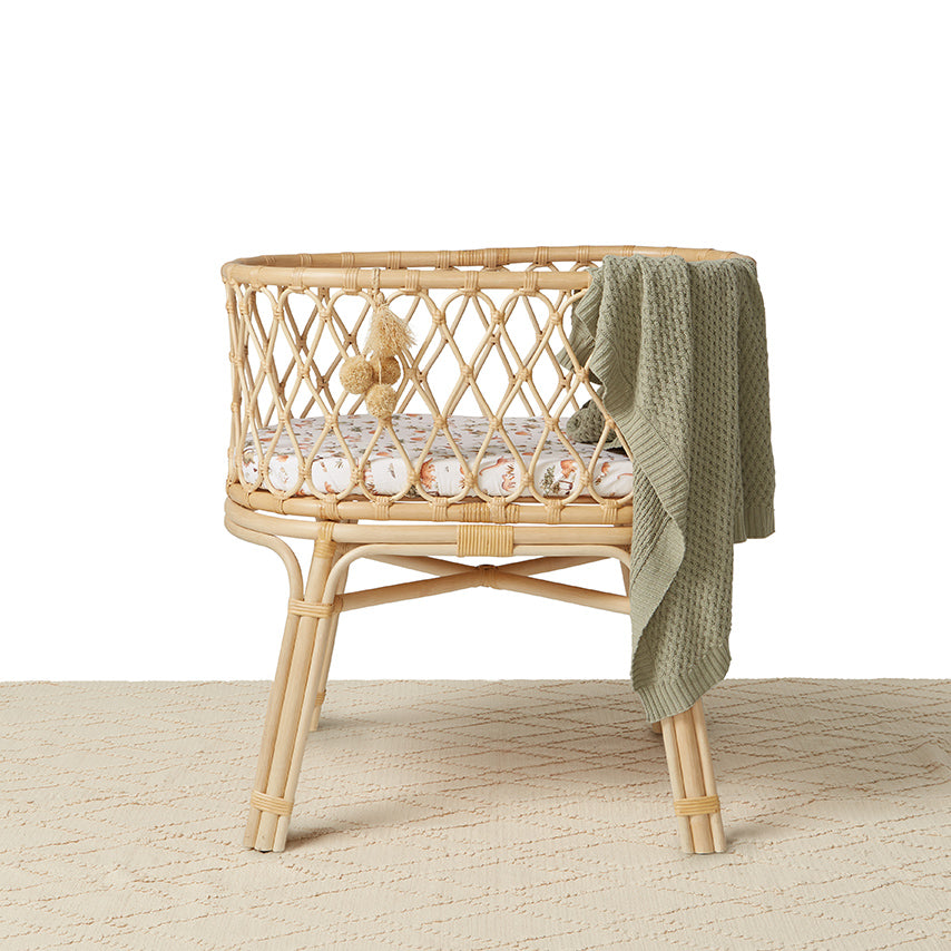 Snuggle Hunny Dewkist Diamond Knit Organic Baby Blanket