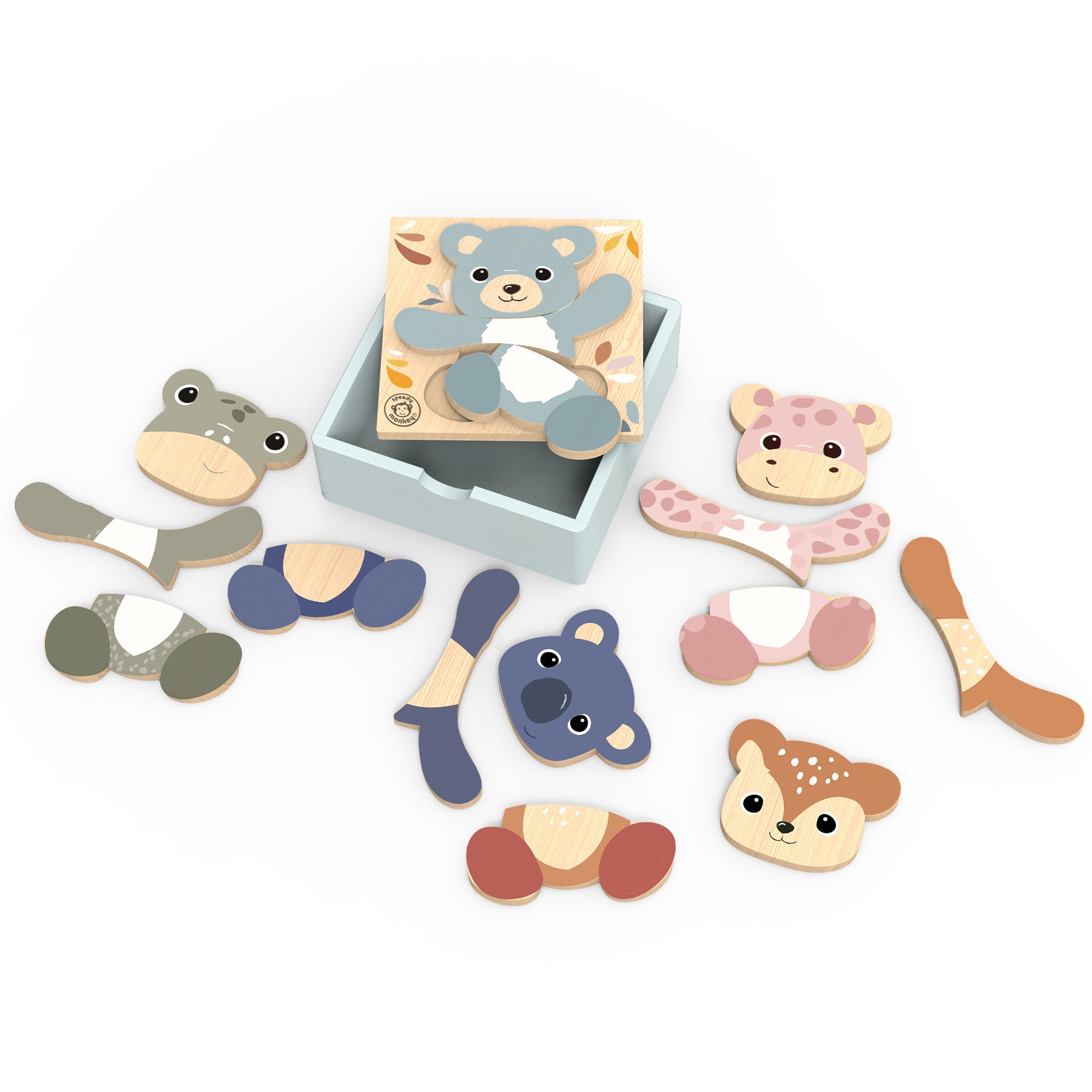 Speedy Monkey - Mix & Match Puzzle