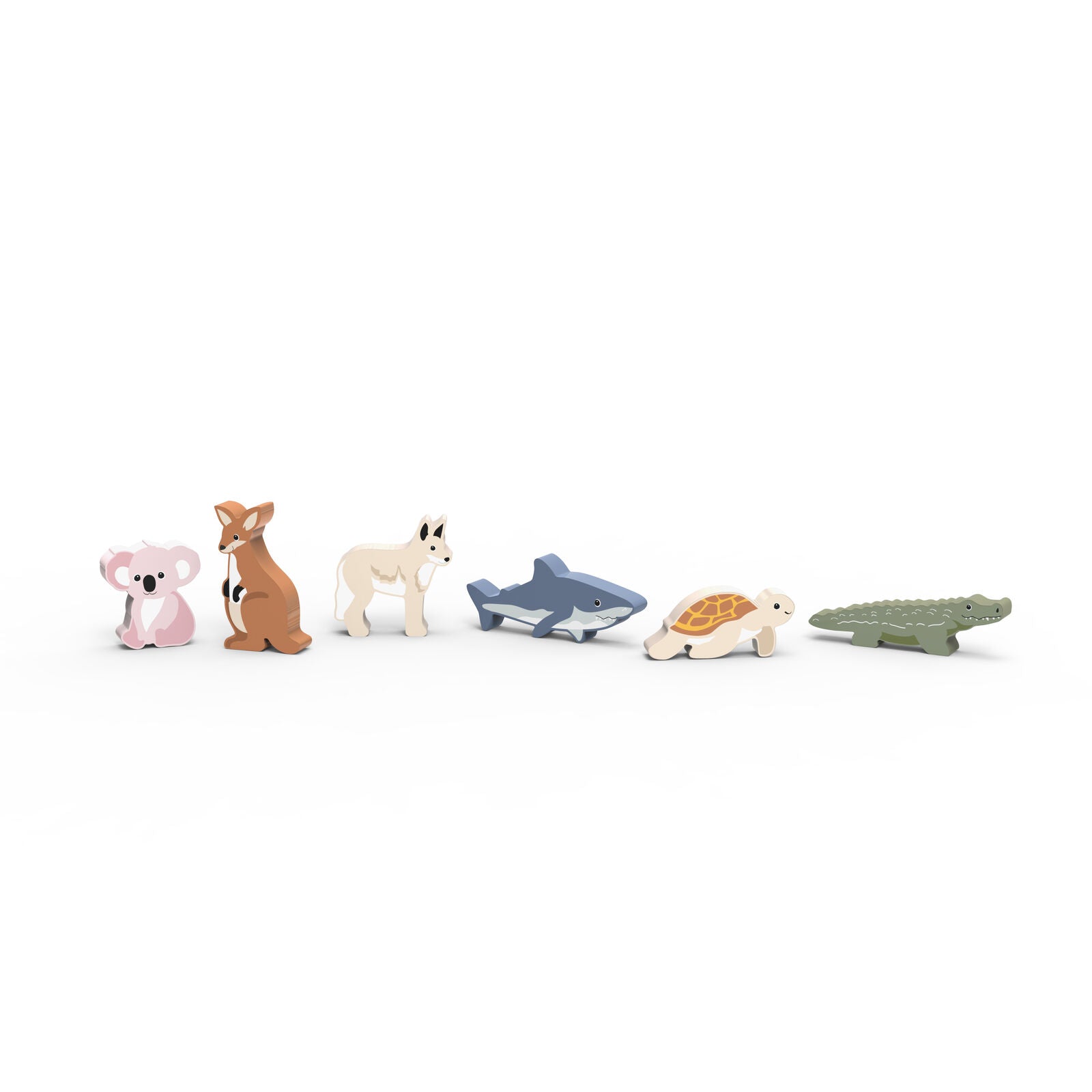 Speedy Monkey World Animals Oceania 6pcs