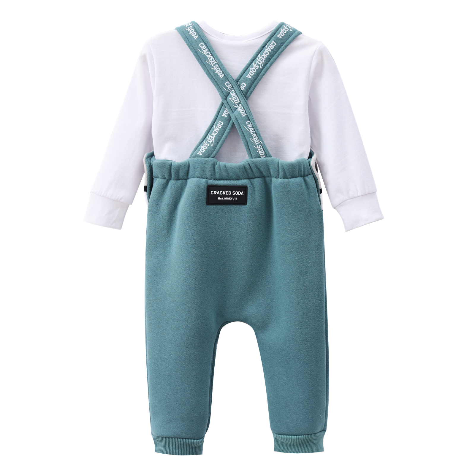 Cracked Soda Charlie Detailed Overall Set - Fern