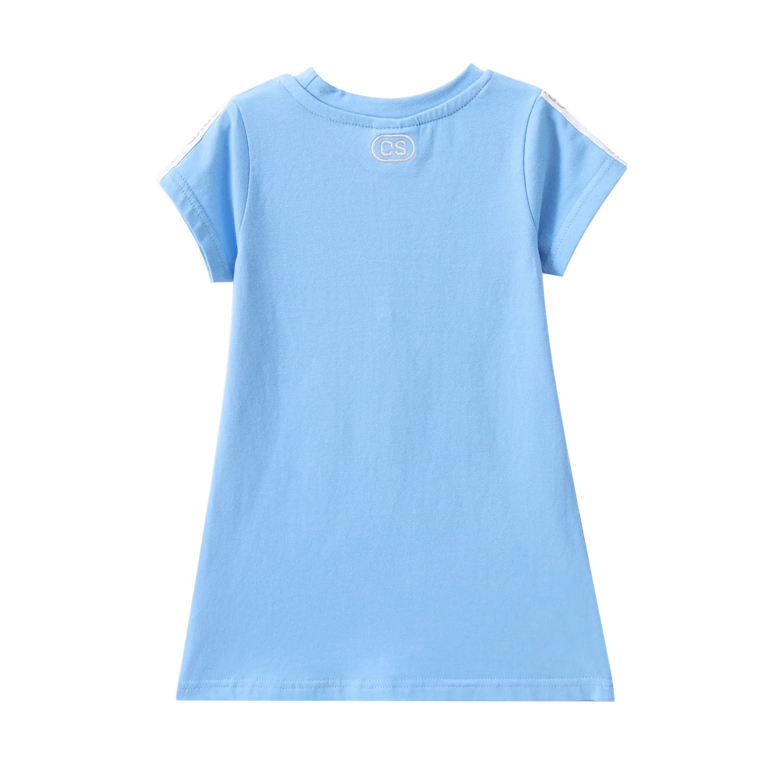 Cracked Soda Ava Basic Summer Dress Blue