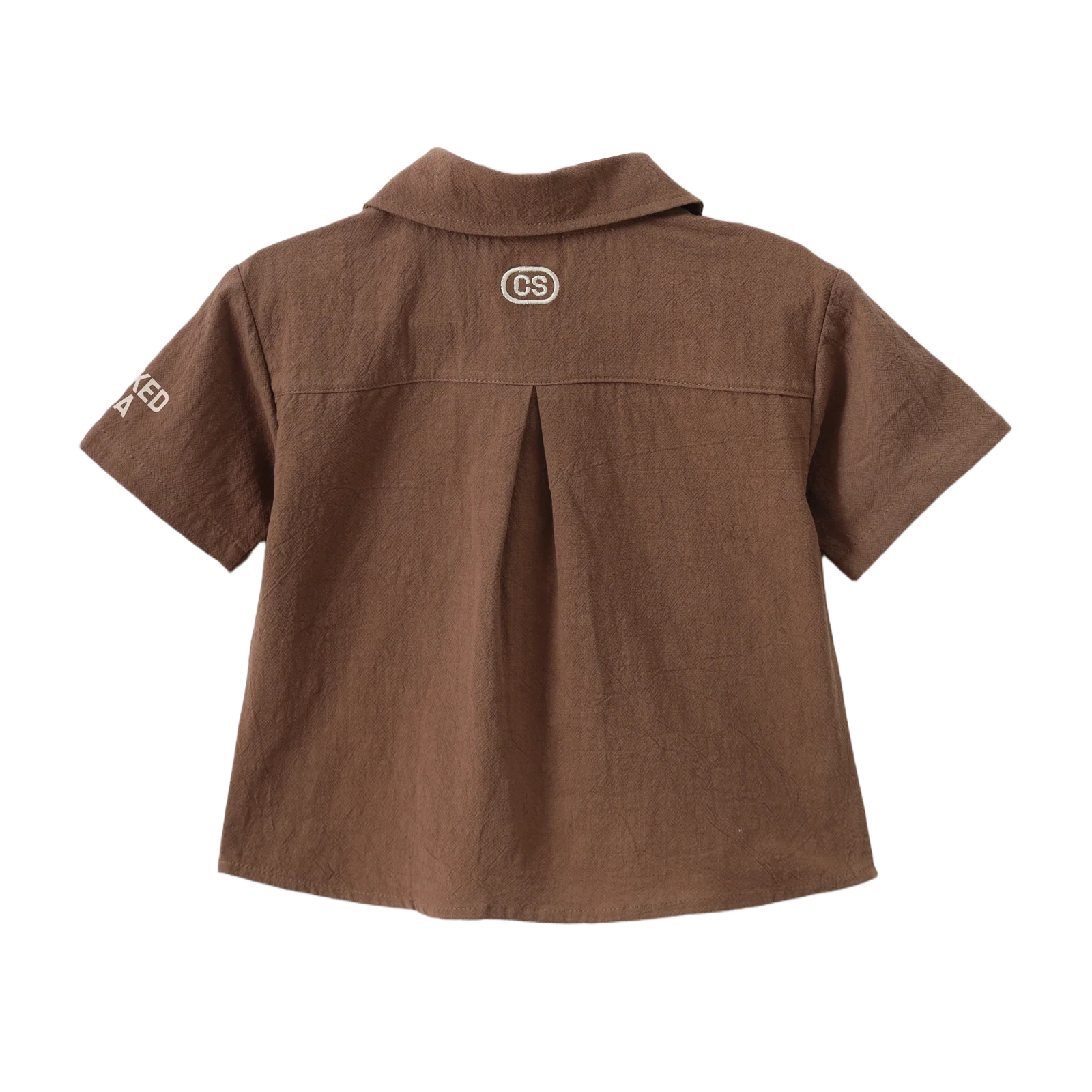 Cracked Soda Dash Linen Shirt Mocka