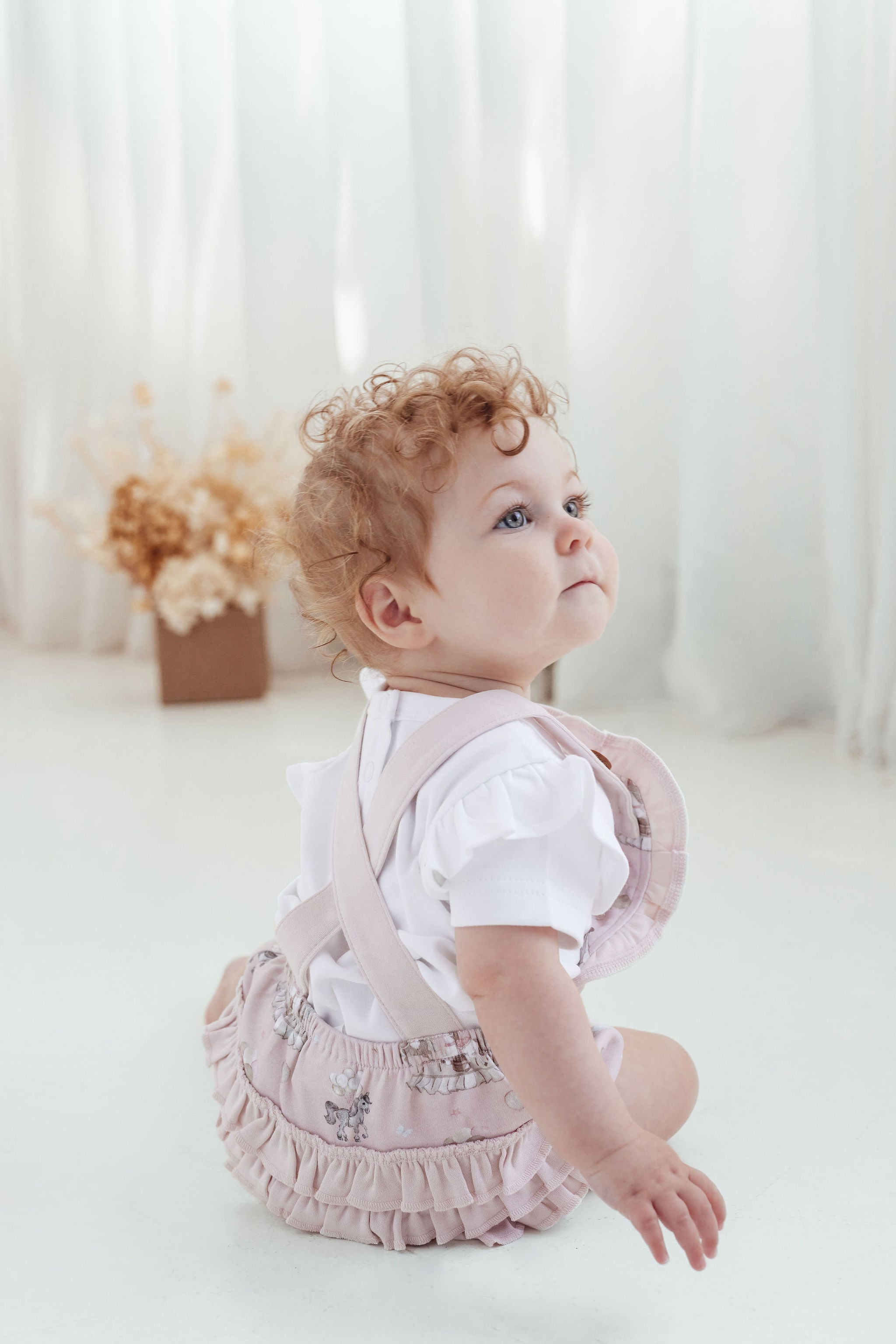 Aster & Oak Carousel Ruffle Playsuit