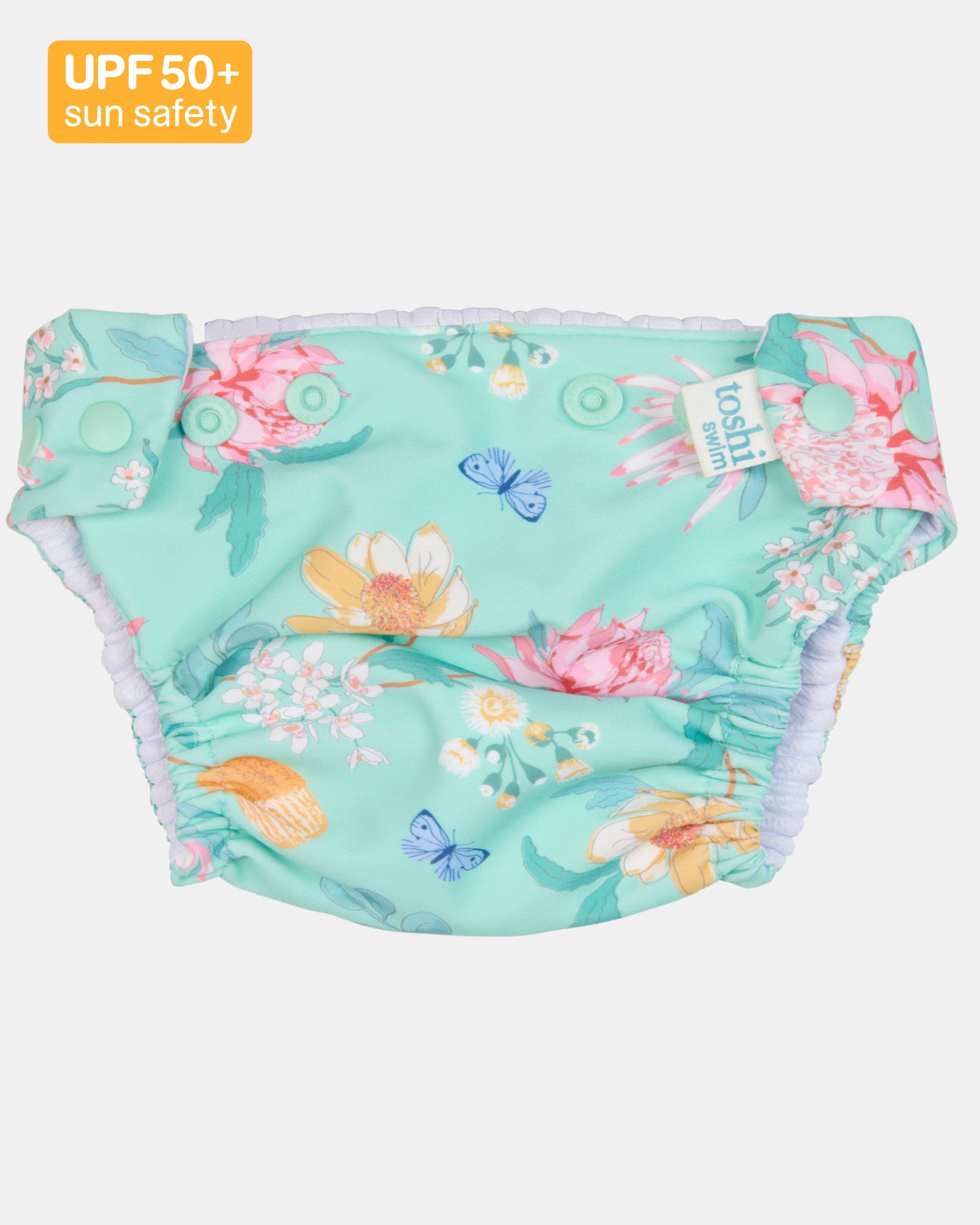 Toshi Swim Nappy Paradise Waratah Mint