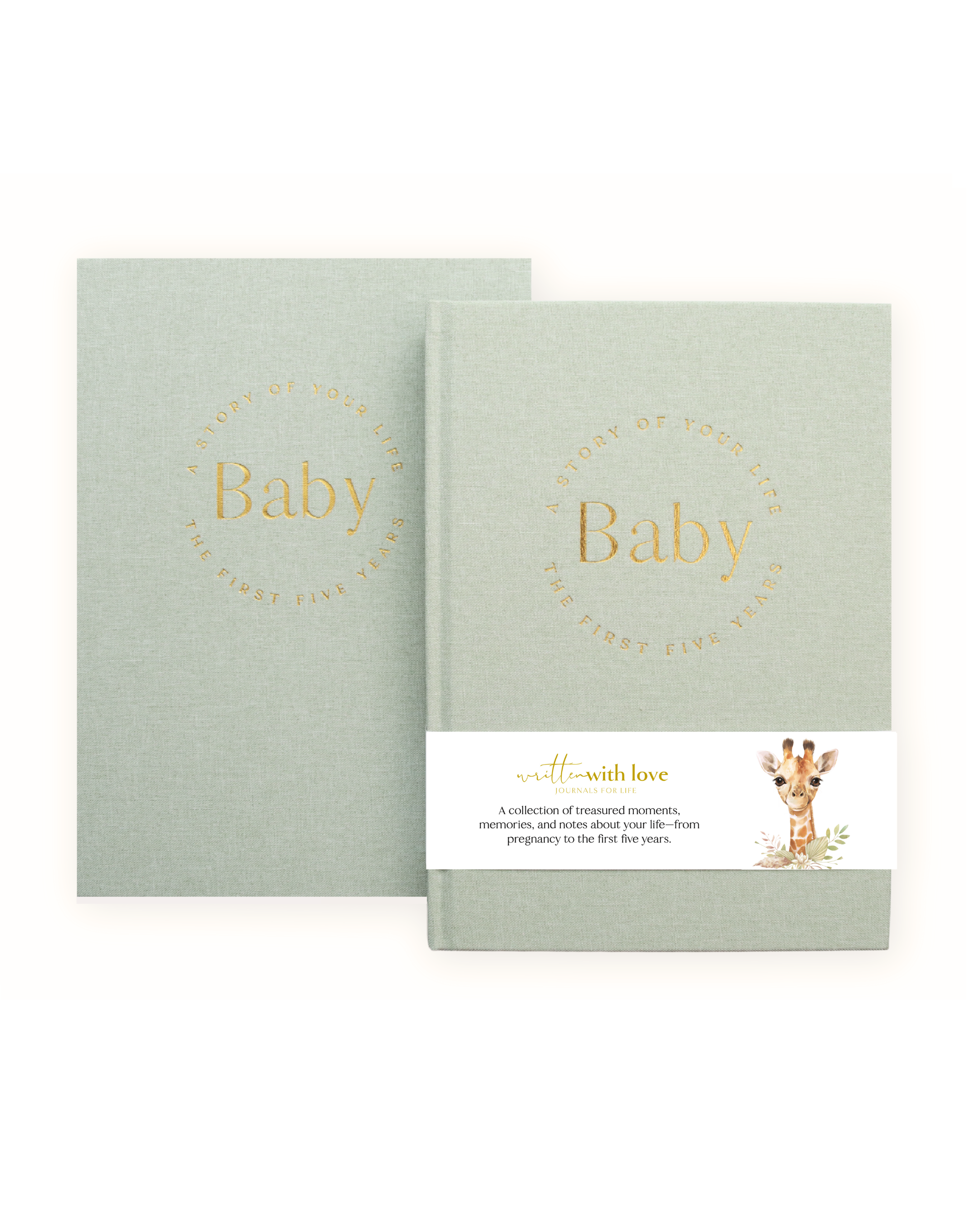 Written with Love Baby Memory Book with Keepsake Box - Pregnancy to 5yrs