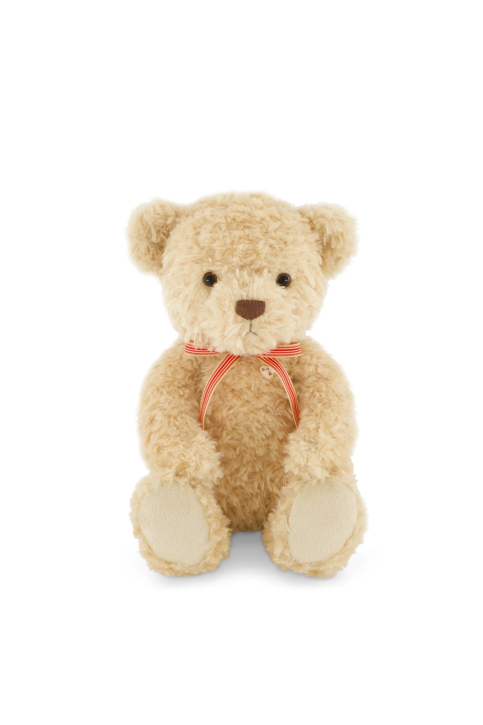 Snuggle Bunnies - Arthur The Bear Red Stripe Bow