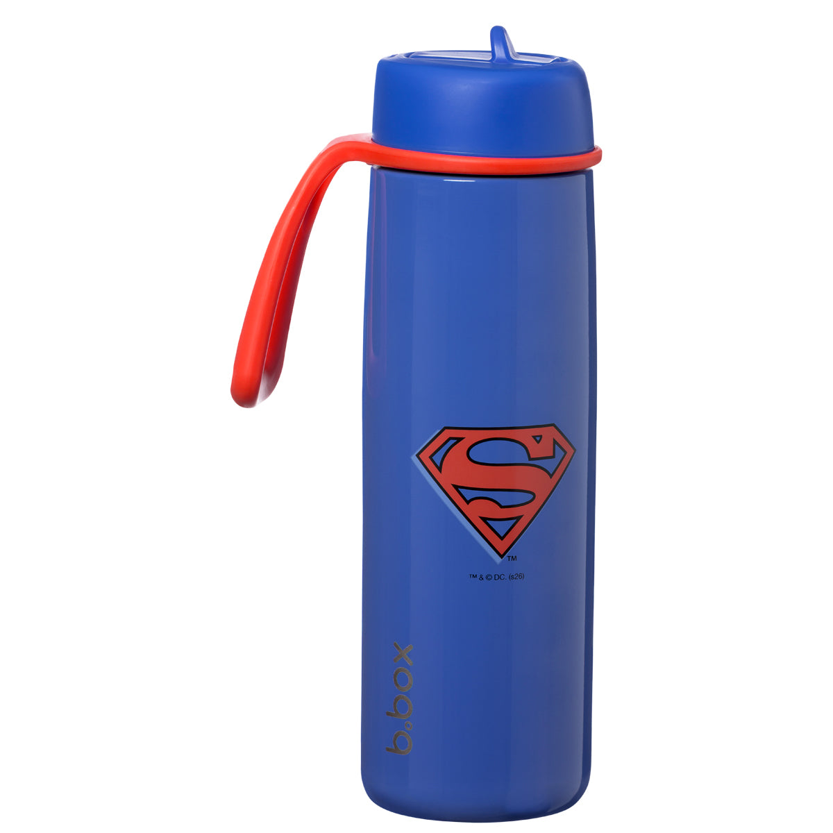 b.box 690ml Insulated Flip Top Bottle Superman