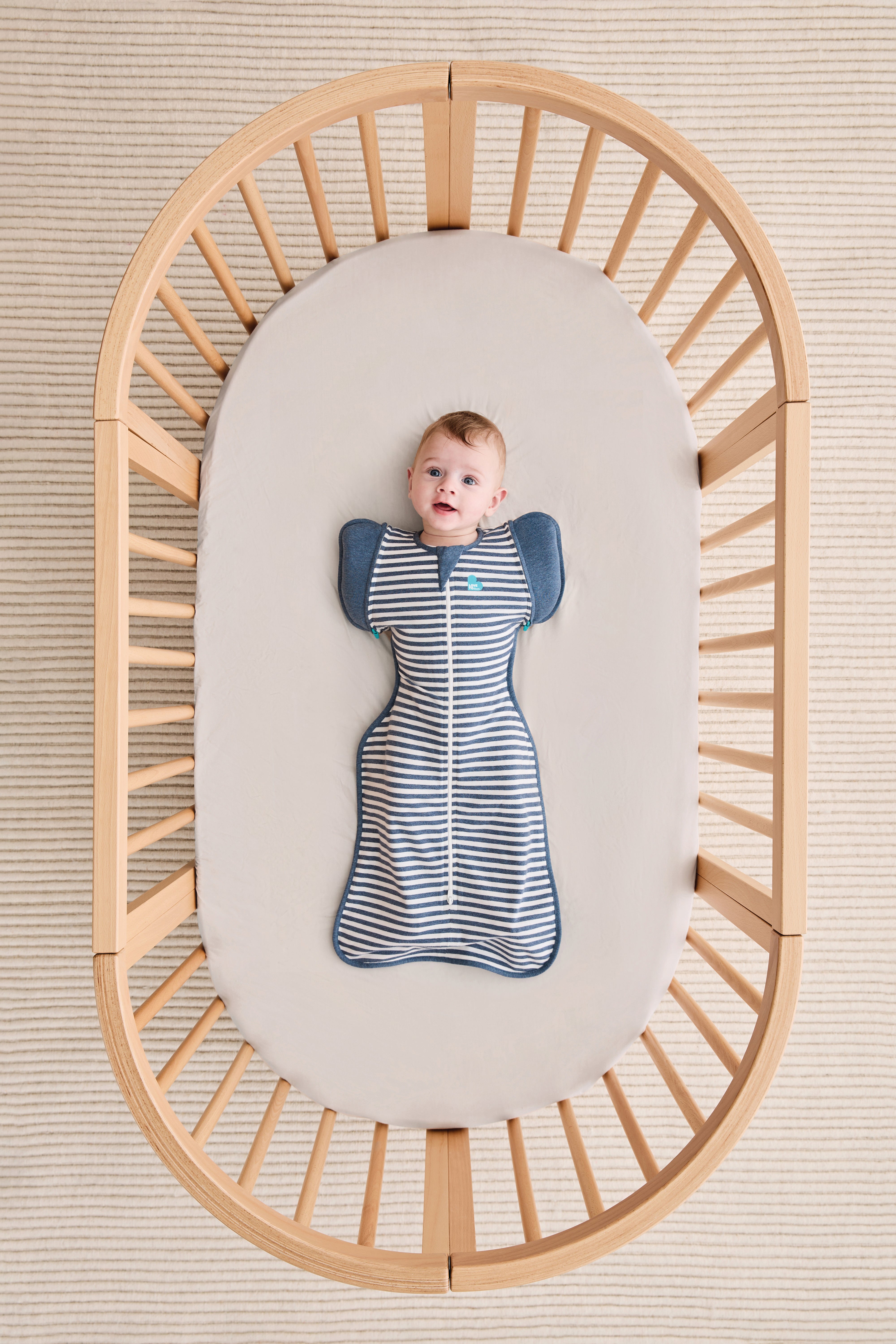 Love To Dream Swaddle Up Transition Bag 1.0 Tog - Stripe Denim
