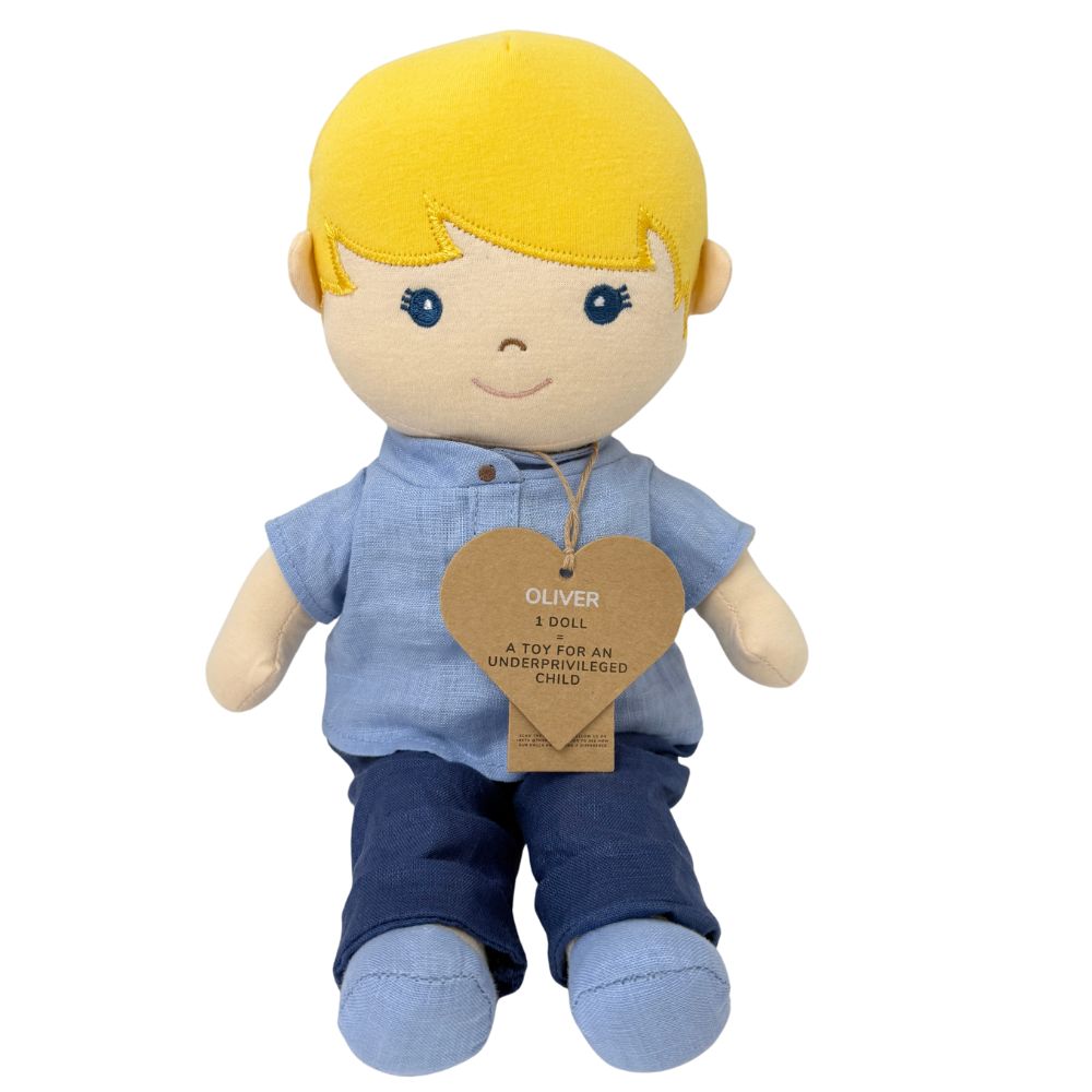 Oliver Rag Doll - Toy for Underprivileged Child