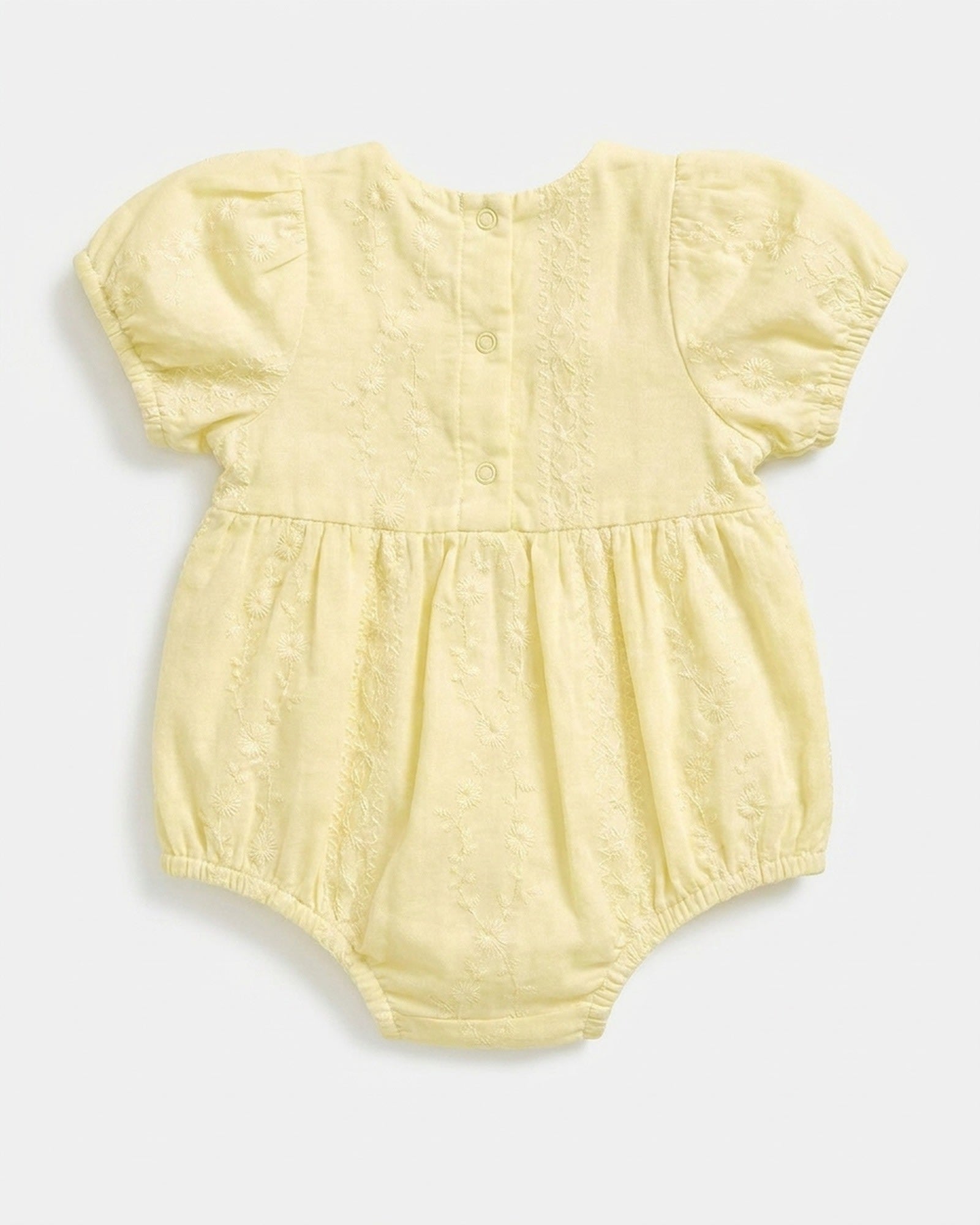 Toshi Baby Romper Florence Lemon
