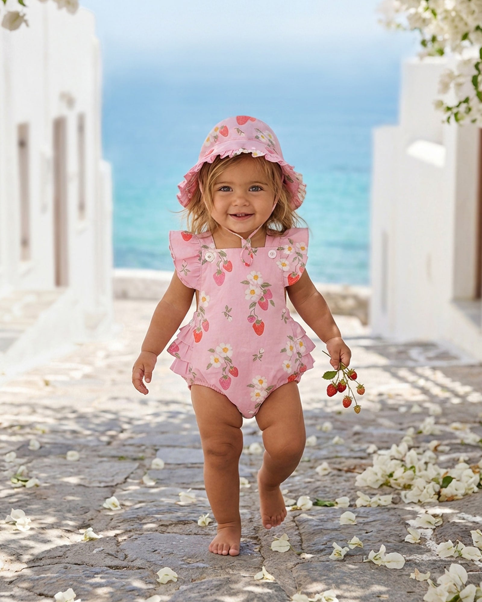 Toshi Romper Strawberry Fields Blossom