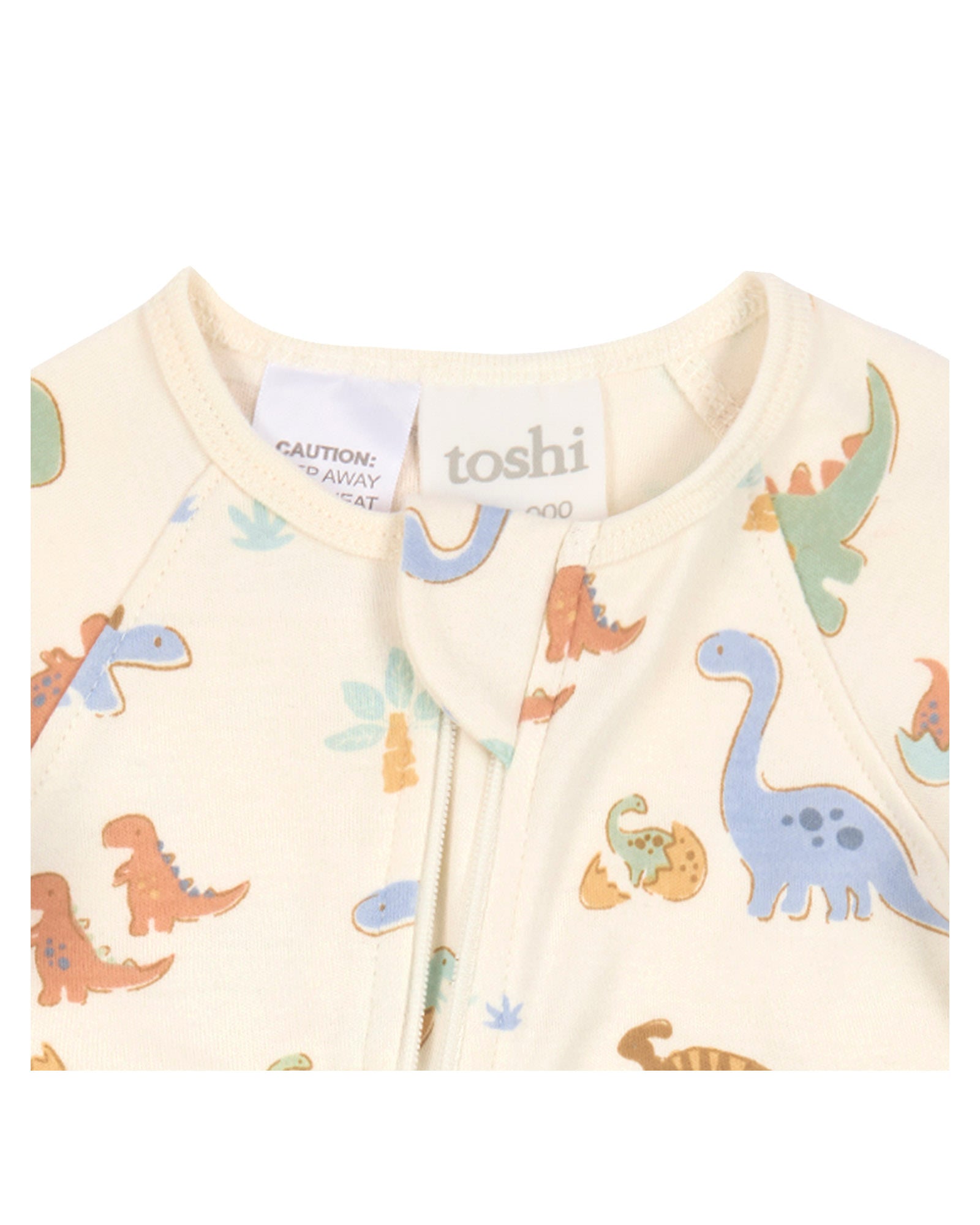 Toshi Long Sleeve Onesie Harvest Dino Bubs