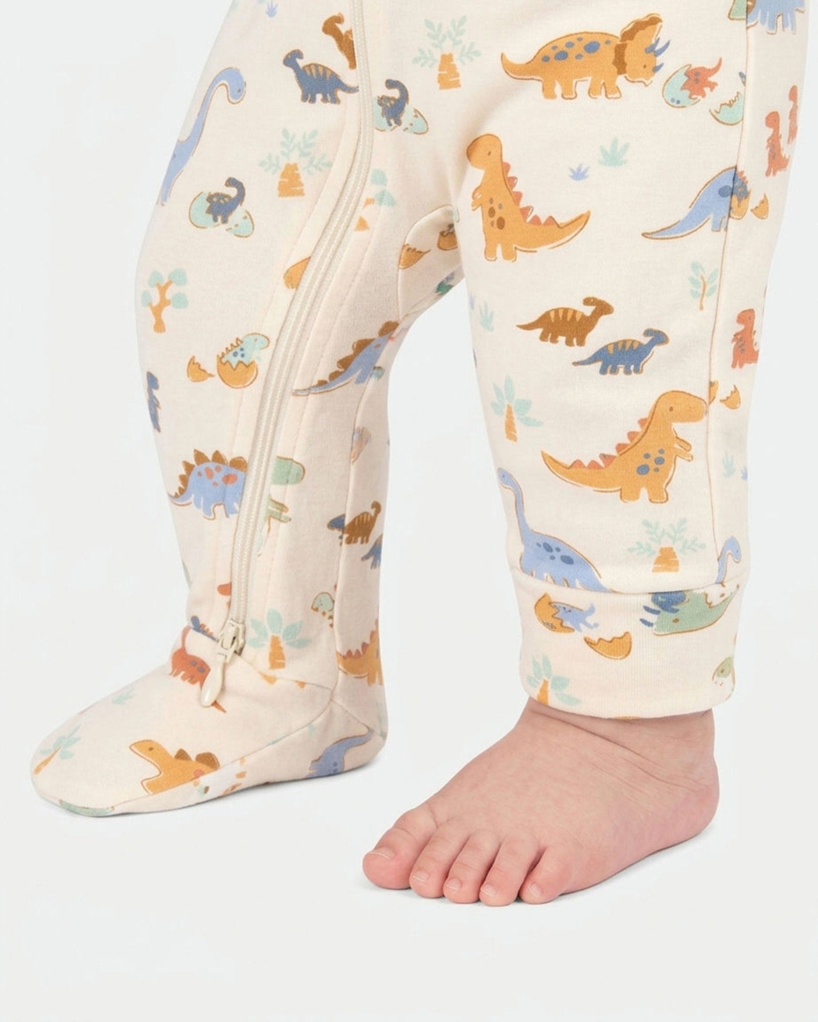 Toshi Long Sleeve Onesie Harvest Dino Bubs