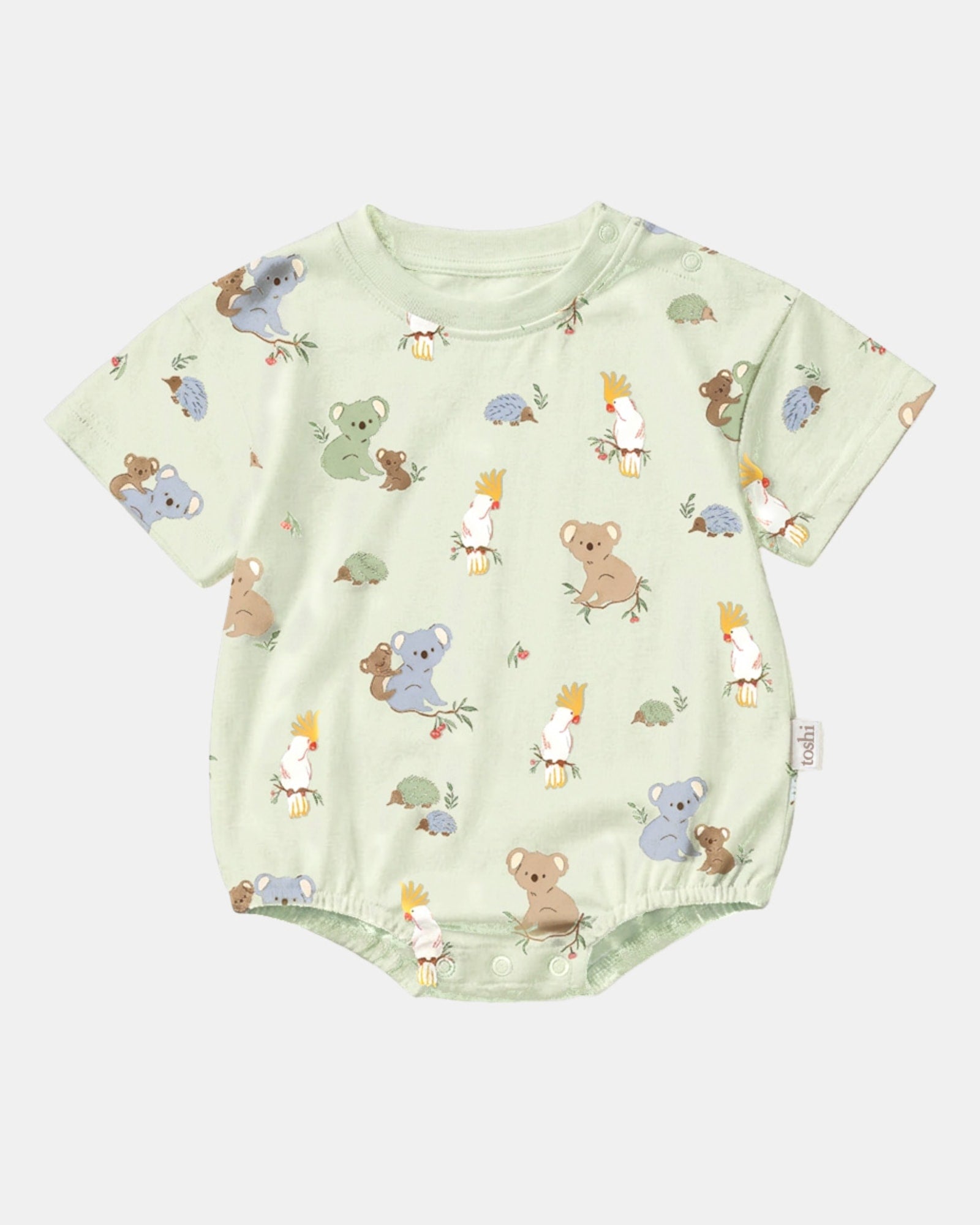 Toshi Bubble Romper Arcadia Gumnut Babies Eucalypt