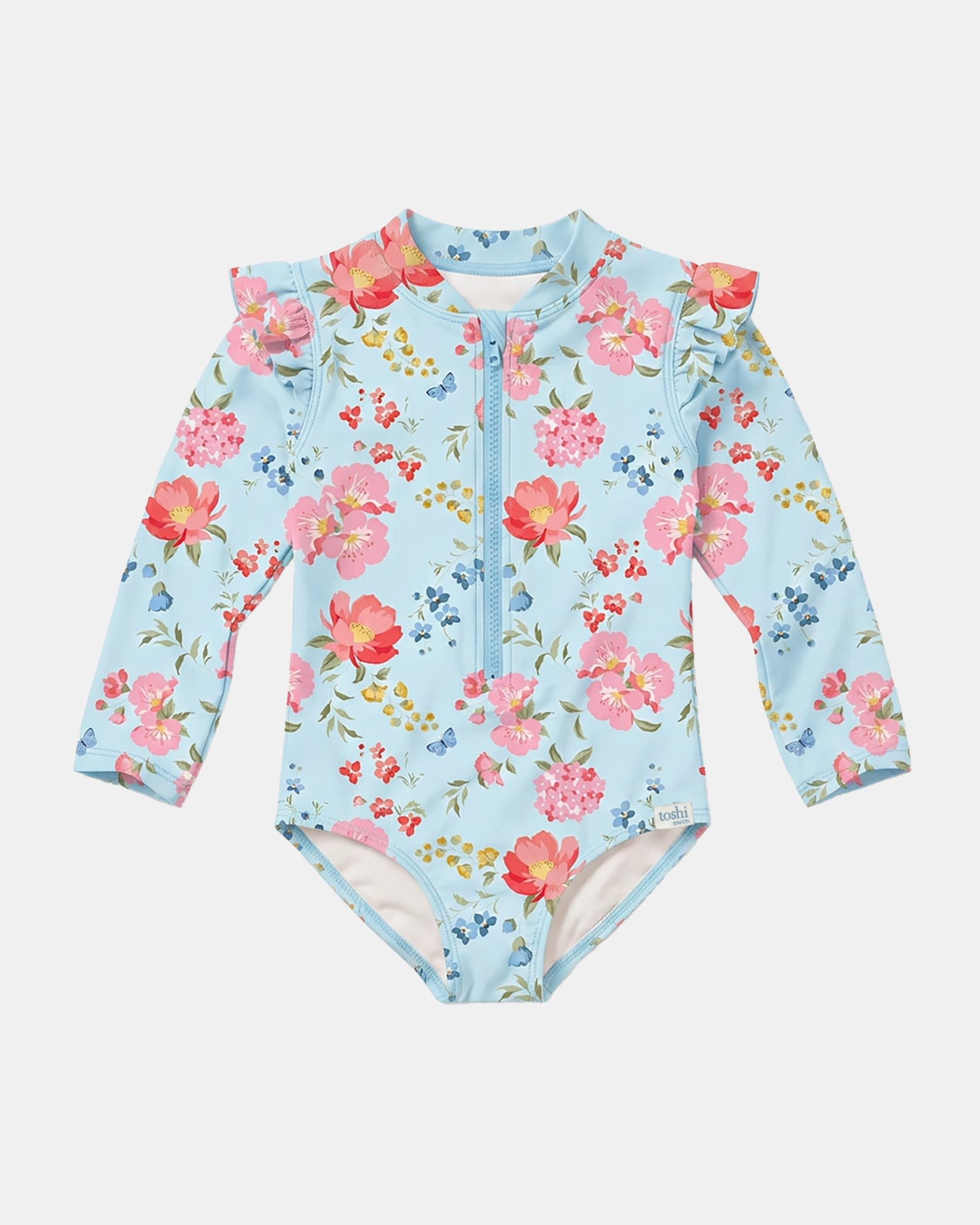 Toshi Swim Bodysuit Twinkle Aqua Garden
