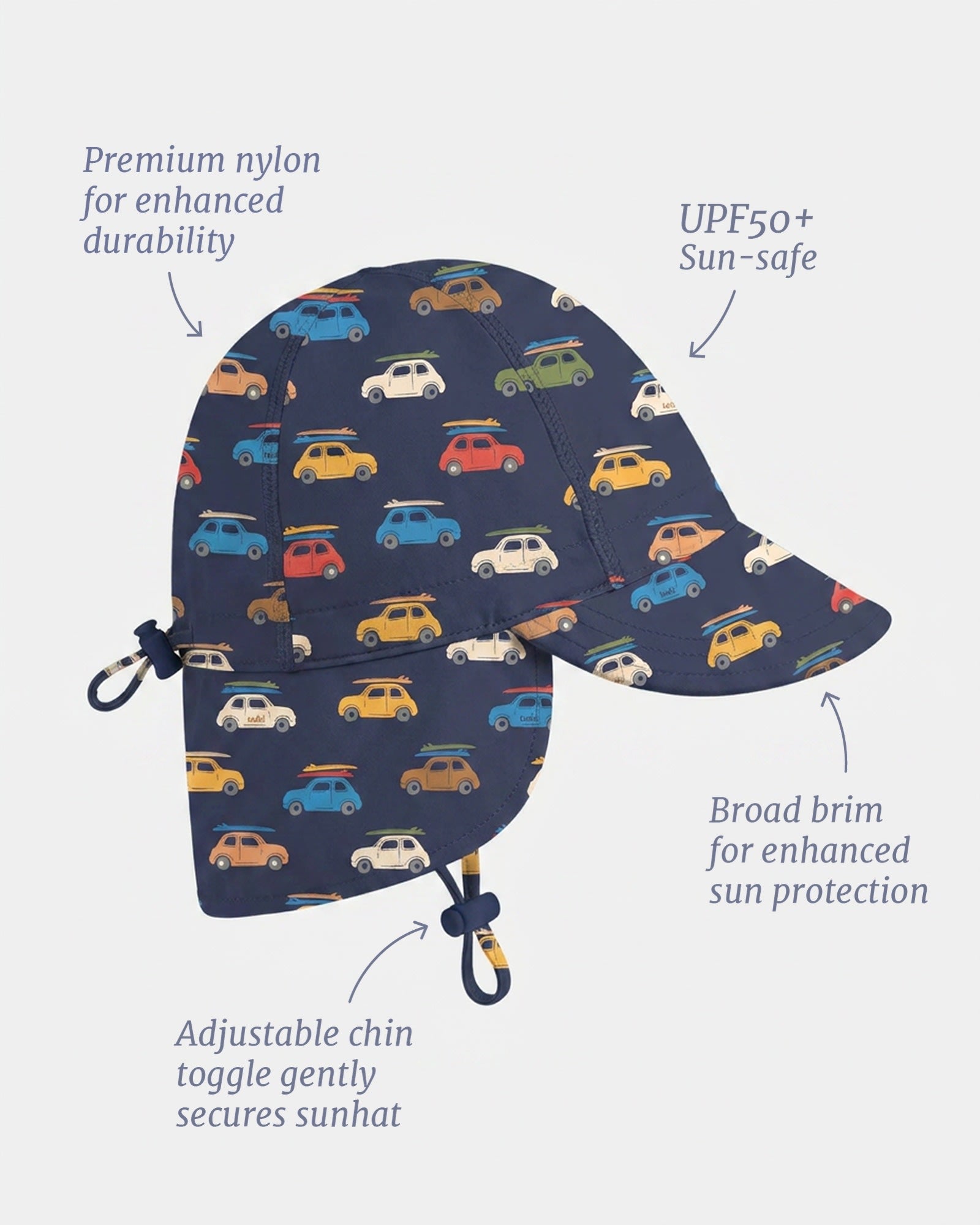 Toshi Swim Flap Cap Pirate Wave Buggies