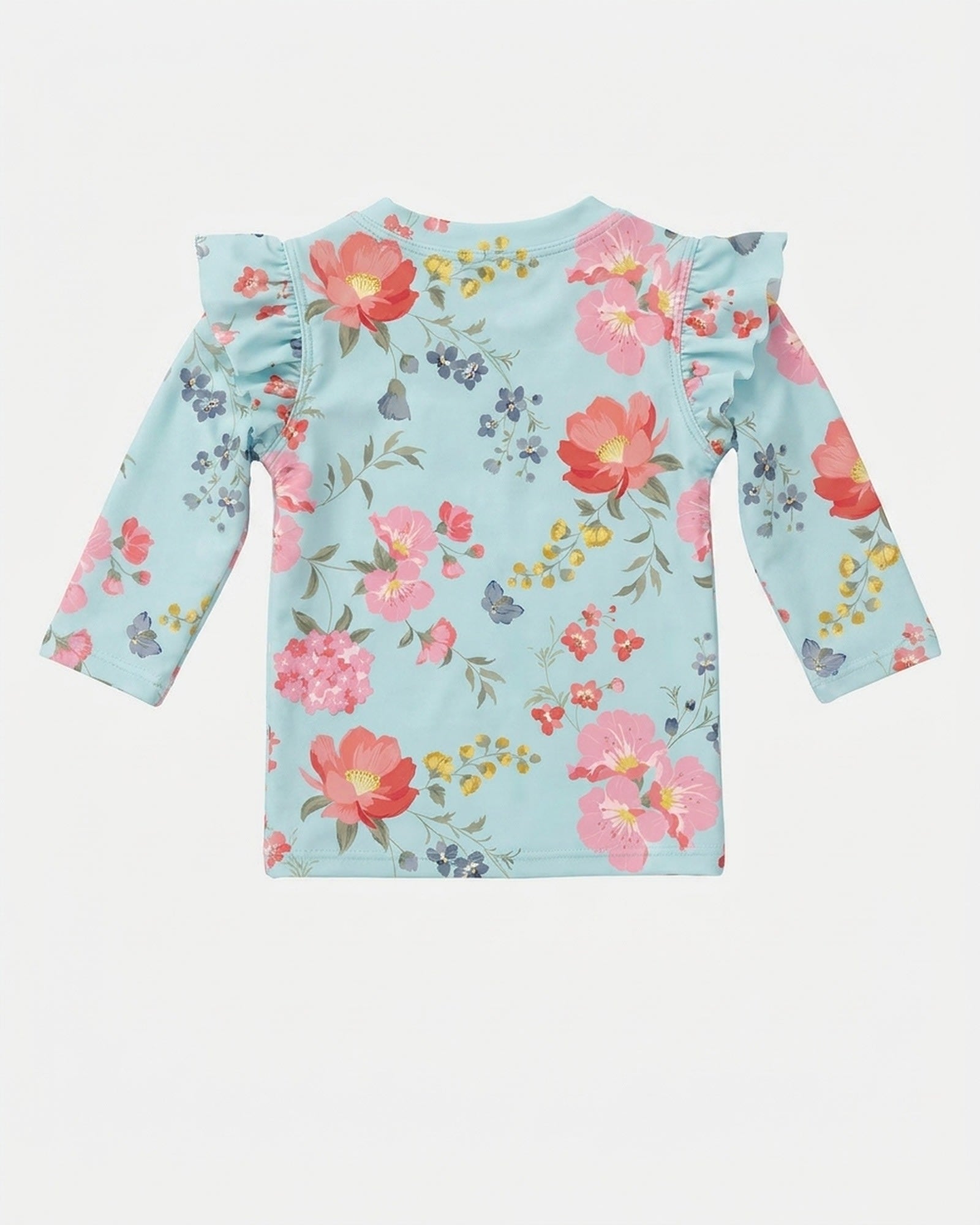 Toshi Swim Rashie Long Sleeve Twinkle Aqua Garden